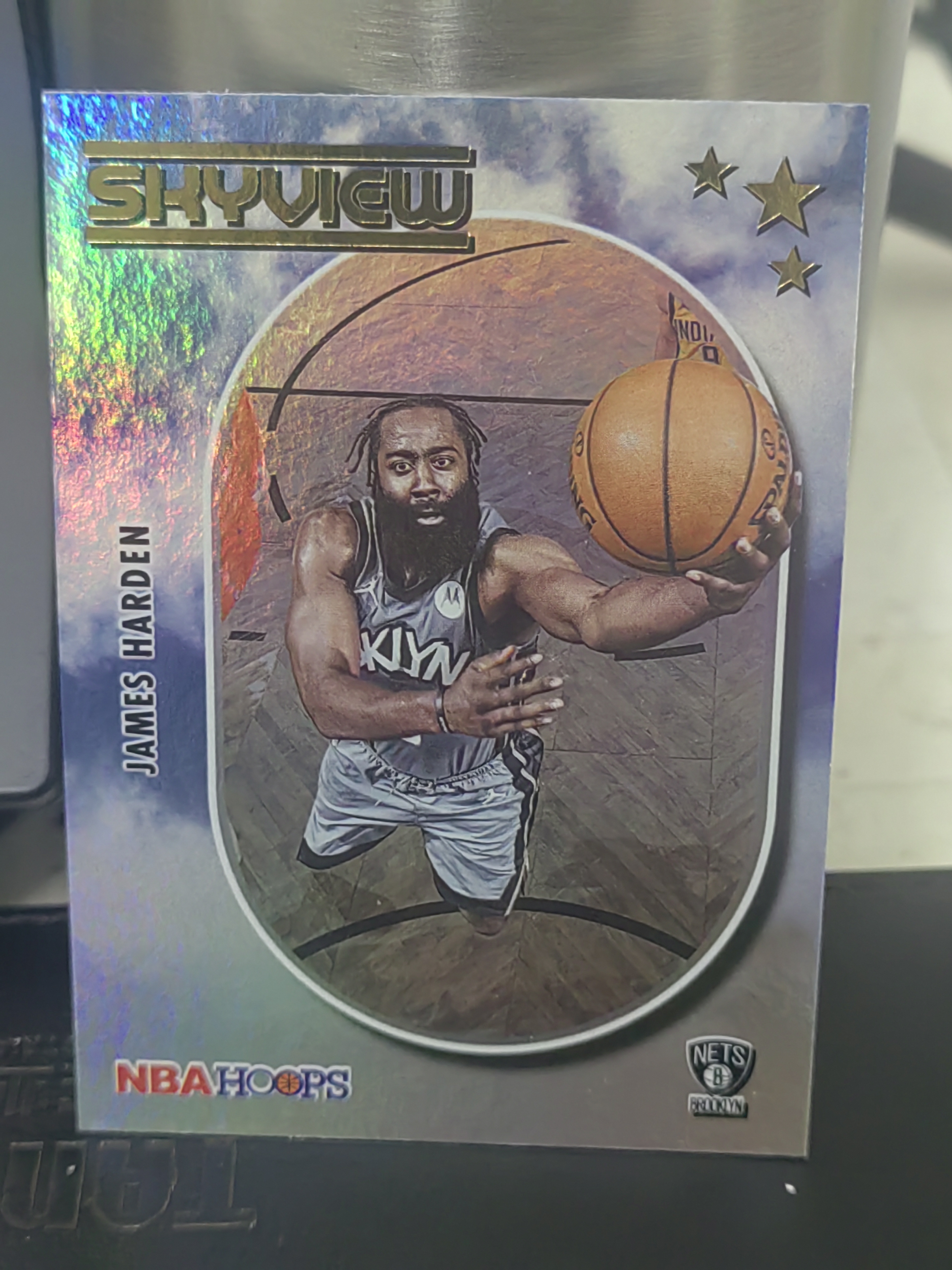 2021-22 Panini Hoops James Harden Hoops 银折 金标 天空 特卡 詹姆斯 哈登 篮网 篮 白边白角 不保卡品 卡品如图