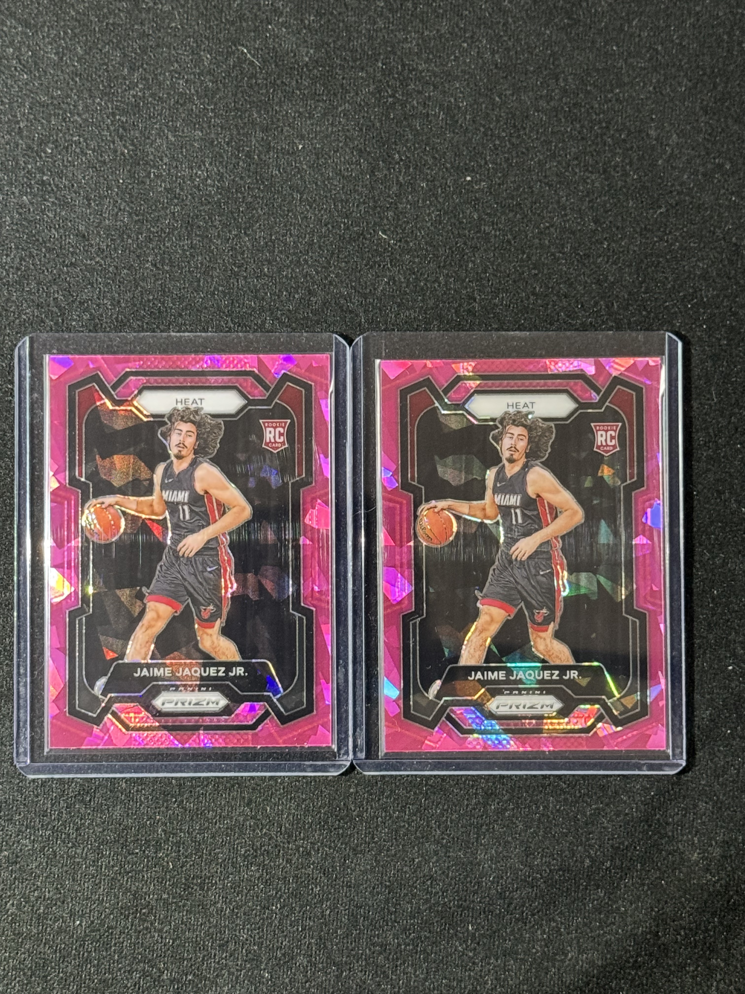 2023-24 Panini Prizm Jaime Jaquez Jr. RC 【扎克代卖】PZ 热火新秀 小海梅 哈克斯 粉碎冰 lot 瑕疵如图 投资必备