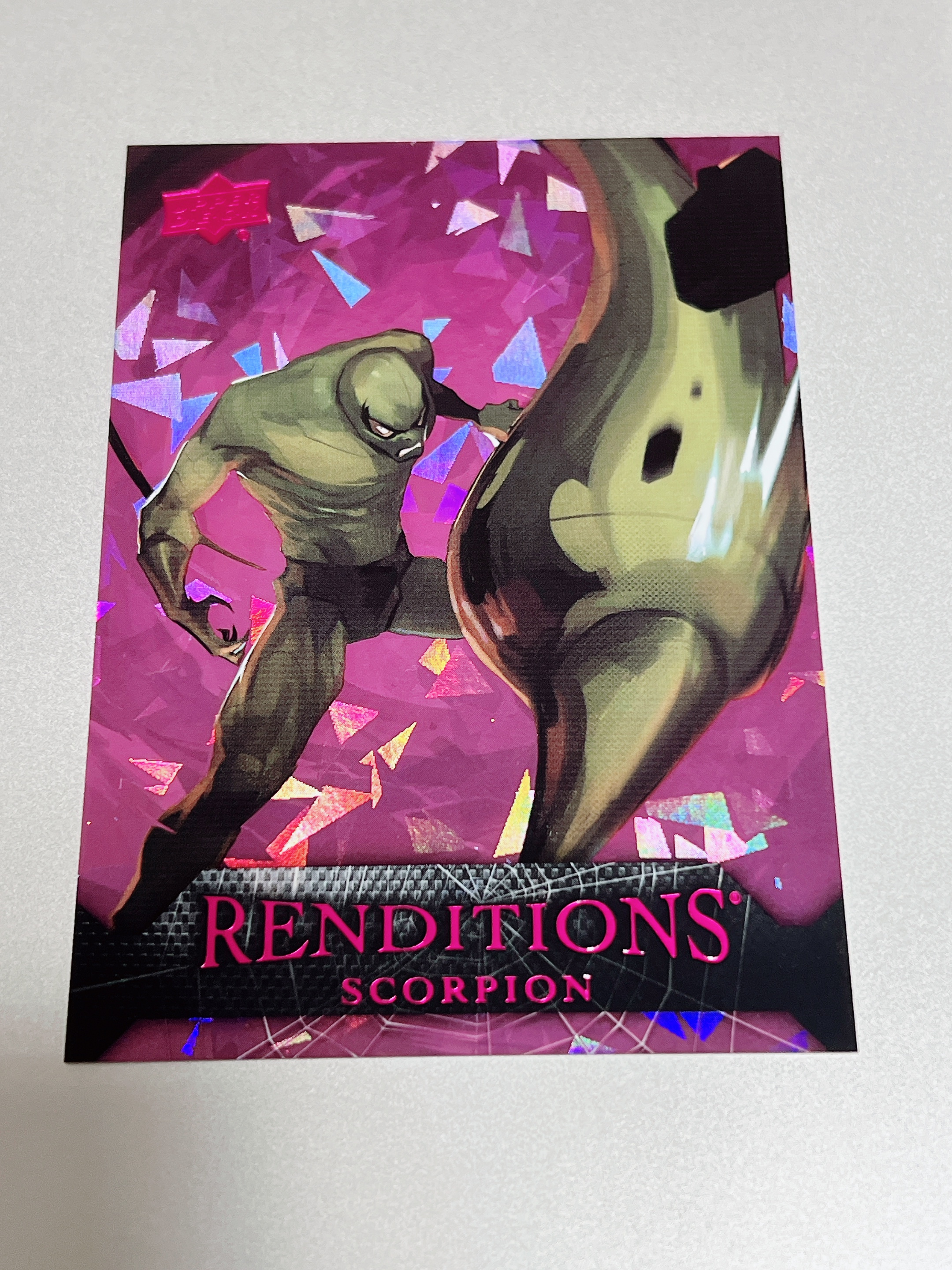 2024 Upper Deck Marvel Renditions Spider-man 漫威 蜘蛛侠演绎 毒蝎 粉碎冰折 /199编 卡品如图 收藏凑套 Scorpio 105/199 蜘蛛侠反派