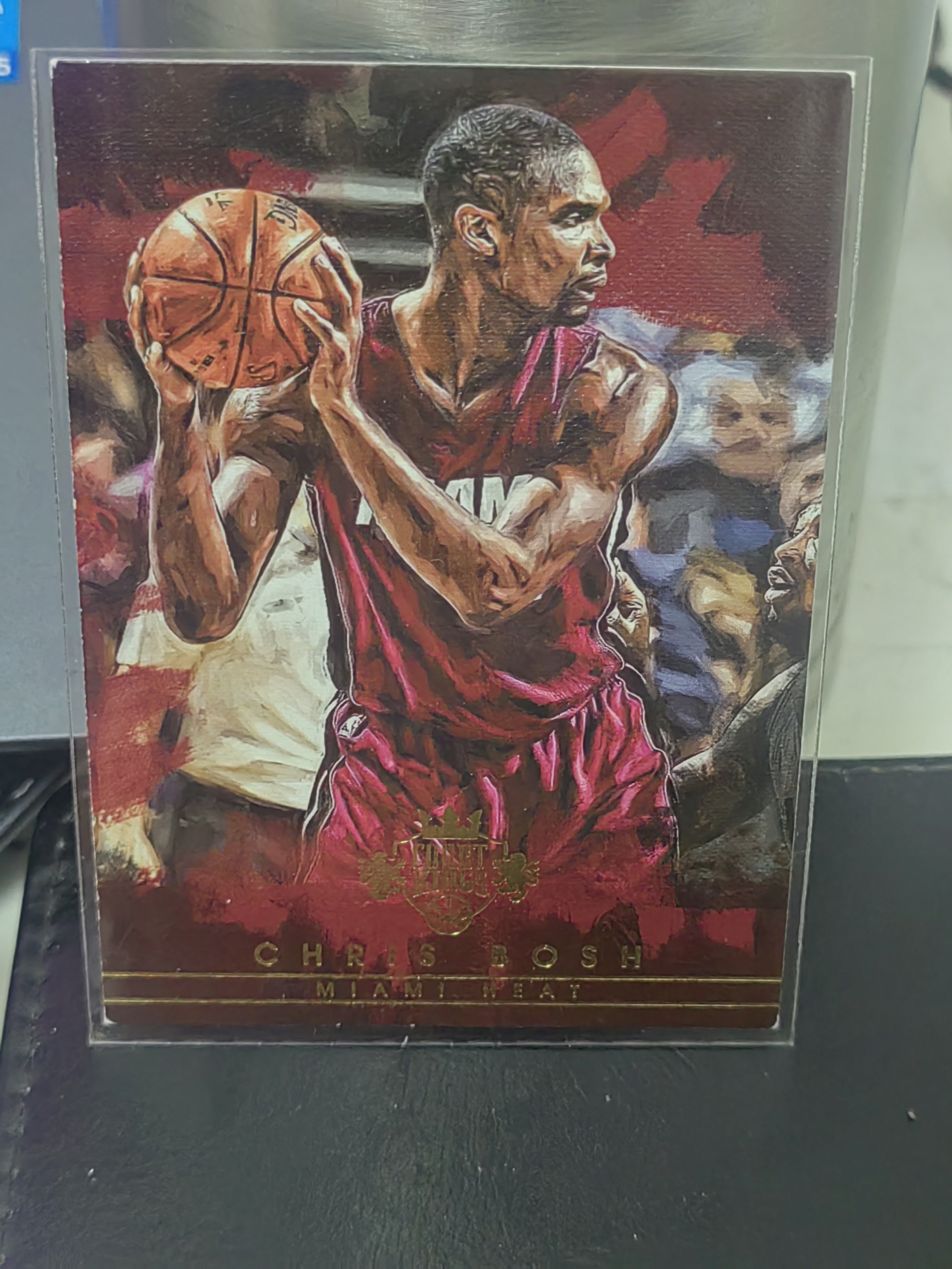 2015-16 Panini Court Kings Chris Bosh 油画 克里斯波什 热火 篮 白边白角 不保卡品 卡品如图
