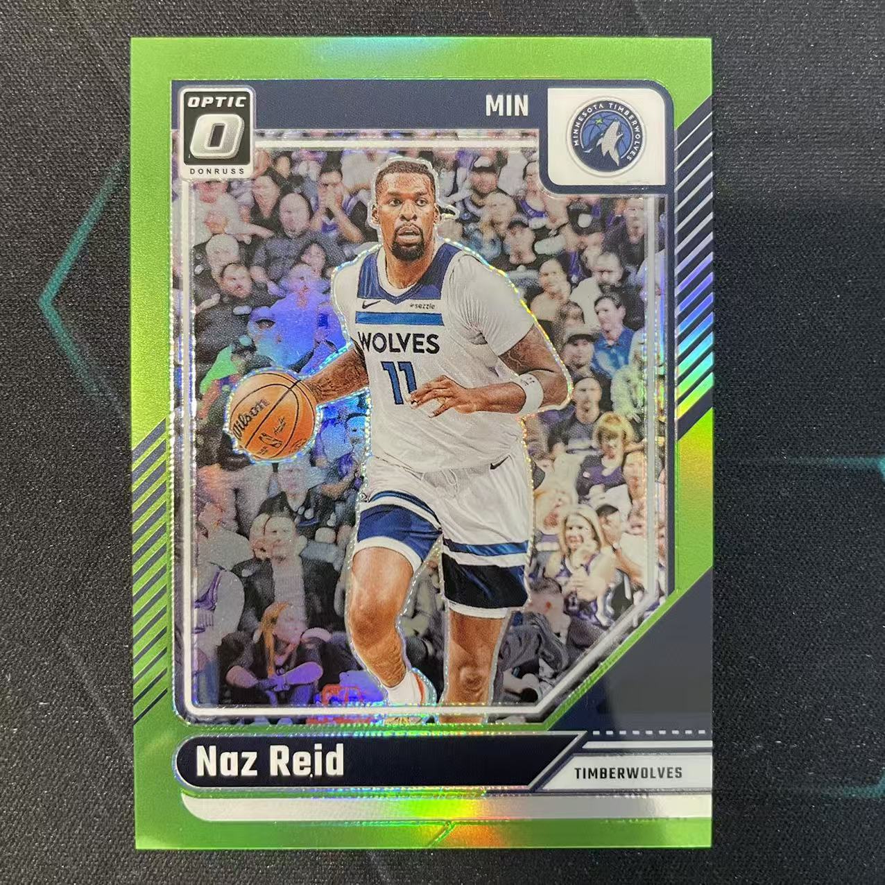 2024-25 Panini Donruss Naz Reid 【阿福代卖】纳兹 里德 森林狼 杜蕾斯op 绿折 149编 收藏必备(行行行A)
