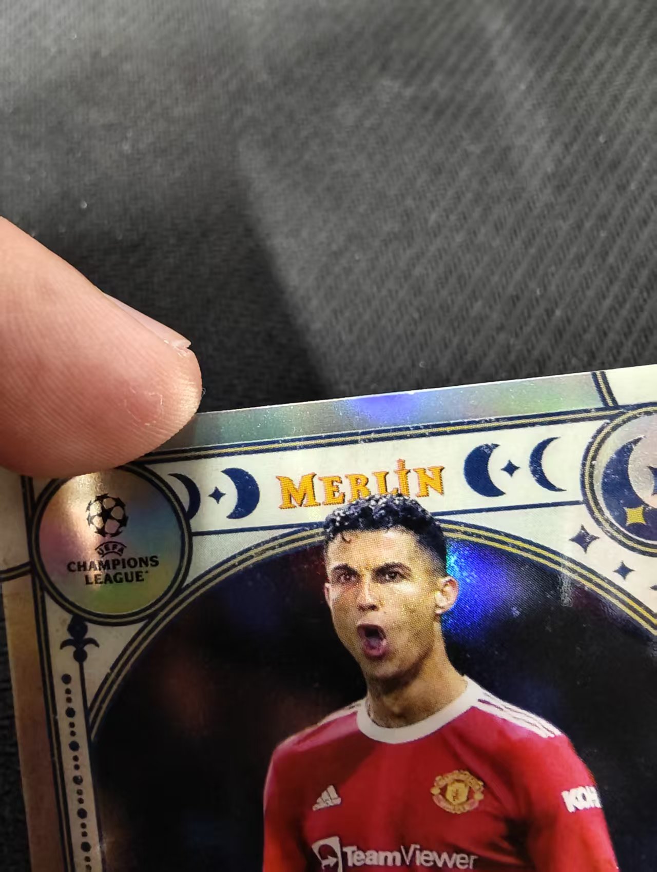 【可合并,不累计】2022 topps merlin cristiano ronaldo 欧冠 梅林 曼联 克里斯蒂亚诺 罗纳尔多 C罗 银折 预言家特卡 微瑕如图