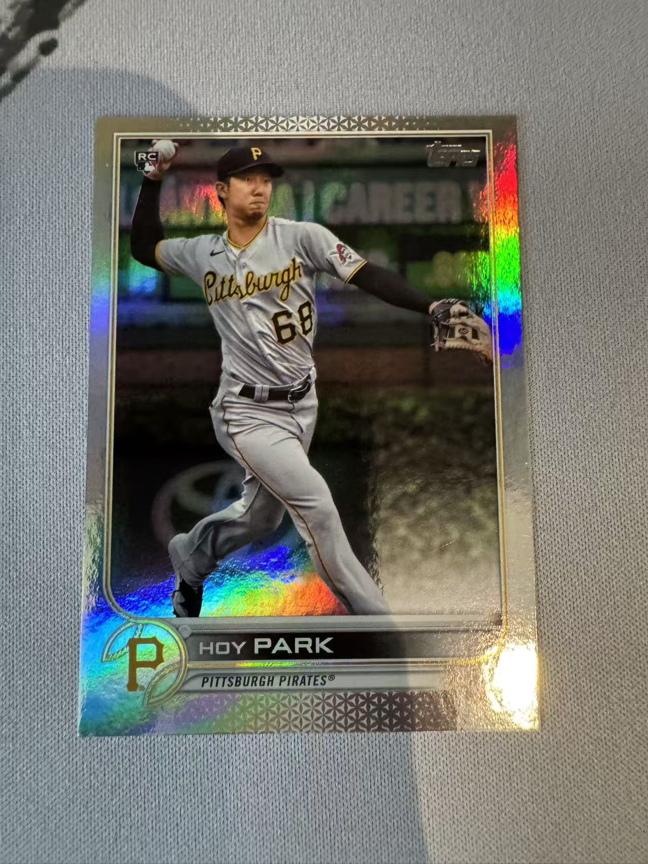 2022 Topps Series 1 Hoy Park RC MLB 系列1 匹兹堡海盗 新秀 朴孝俊 银Holo 纸卡 卡品如图 凑套收藏