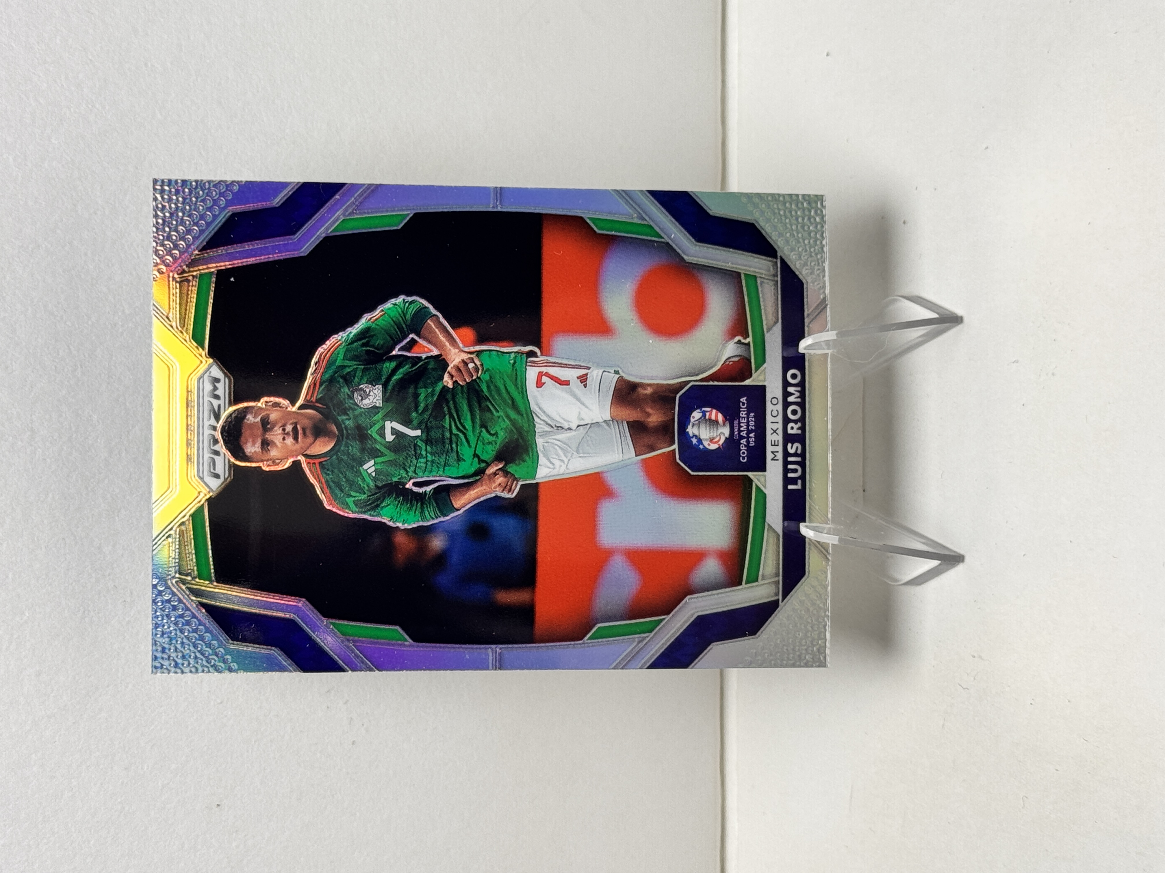 2024 Panini Prizm Luis Romo 美洲杯 PZ 路易斯 罗莫 墨西哥 银折 折射 实卡精美 收藏必备 卡品如图 【星爷代拍】B1-3