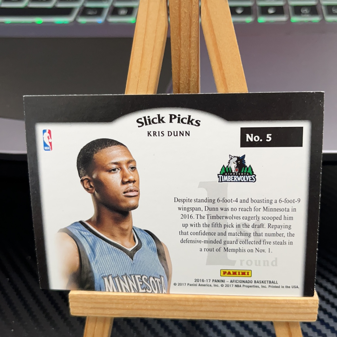 2016-17 Panini Aficionado Slick Watts 斯克里 沃茨 森林狼 特卡 折射 卡品如图 凑图必备 值得收藏!免费代卖!