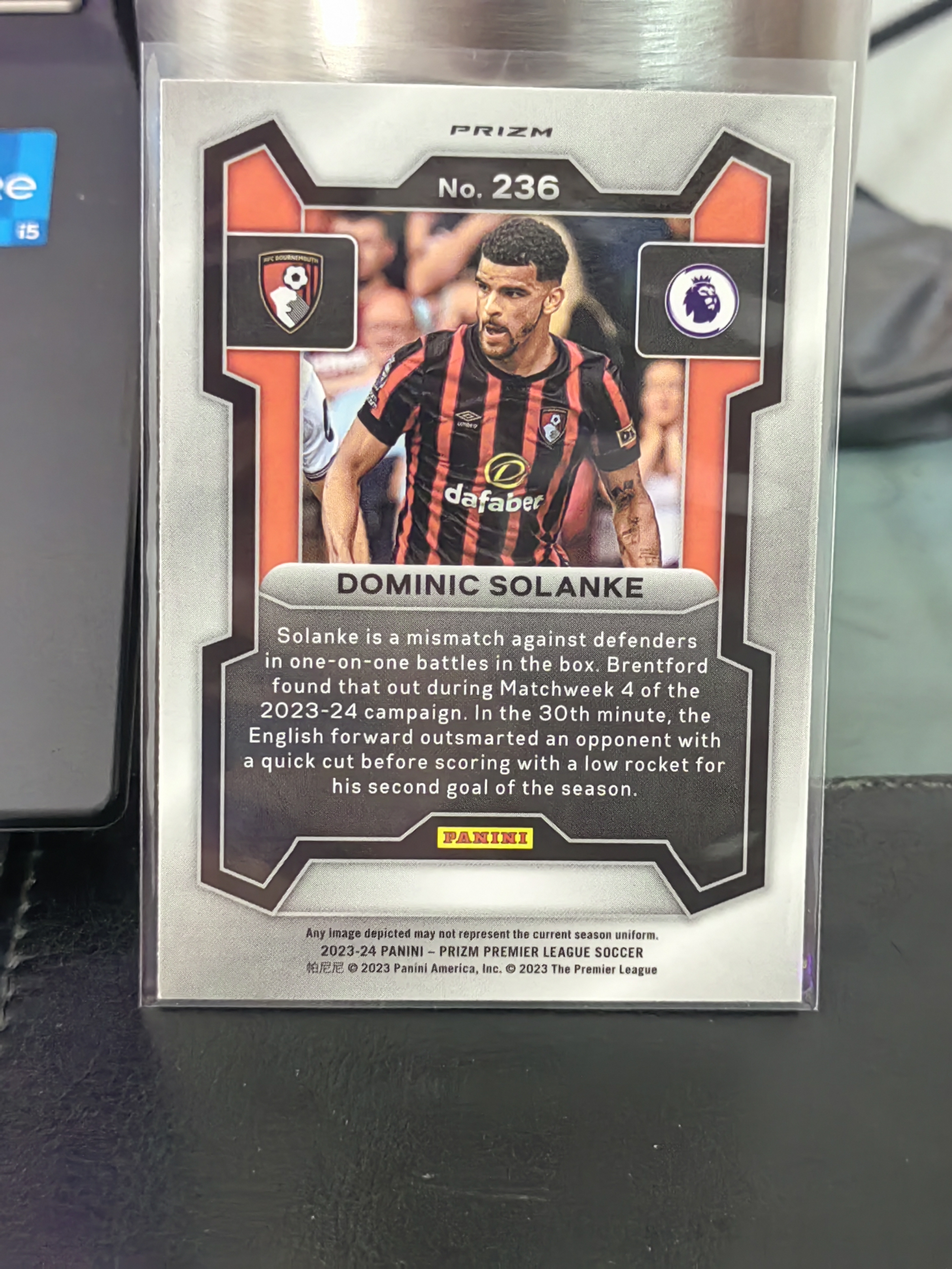 2023-24 Panini Dominic Solanke Premier Select League Prizm | eBay 
