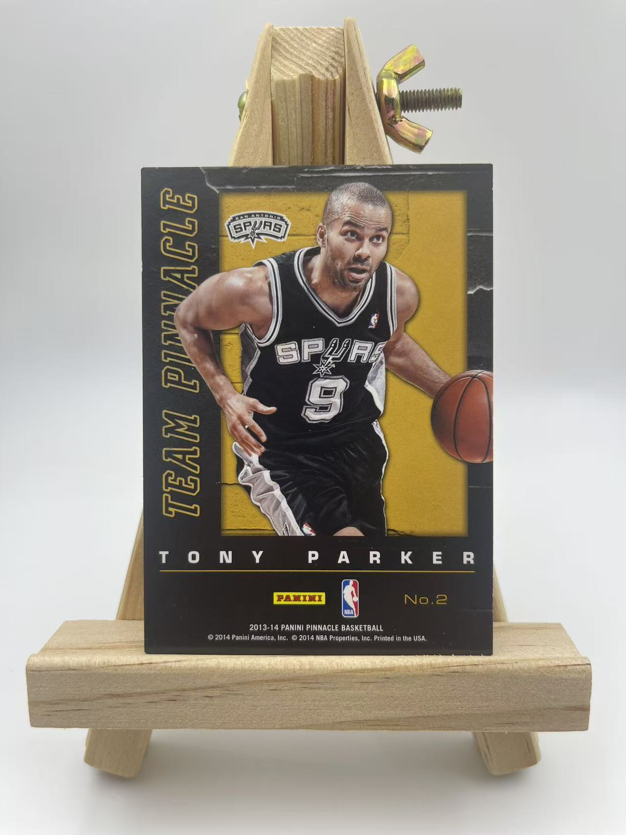 2013-14 Panini Pinnacle Russell Westbrook 威少 威斯布鲁克 托尼 帕克 法国跑车 流沙磨砂 名人堂球员 双人特卡 巅峰 折射