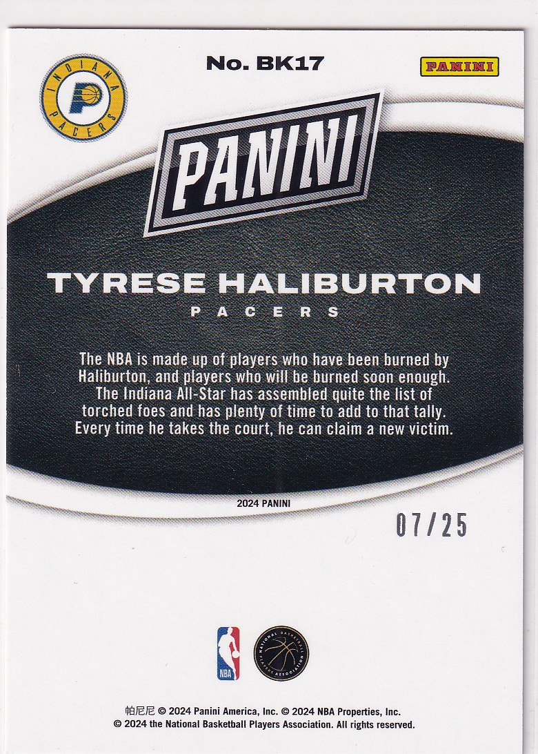 【thebighit】不累计大乔克.2023-24 Panini Black Friday 黑五 哈里伯顿 07/25编