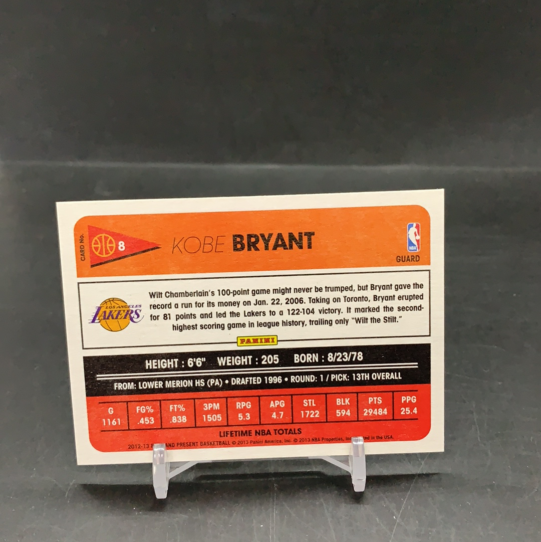 【DC拍卖】11.20. CR7 PANINI PAST&PRESENT 前世今生系列 kobe 名人堂传奇巨星 湖人王朝领军人物 黑曼巴 科比 布莱恩特