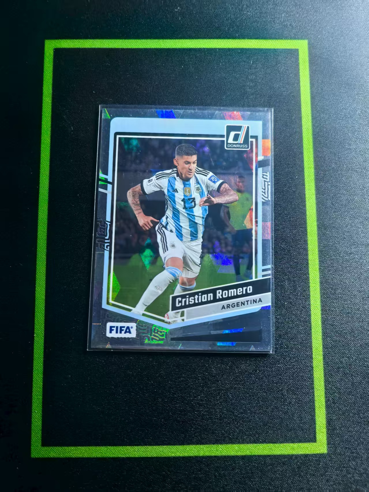 2023-24 Panini Donruss Cristian Romero 帕尼尼 杜蕾斯 FIFA 阿根廷队 罗梅罗 银折 base 凑套专用 不保卡品 介意勿拍(A4)