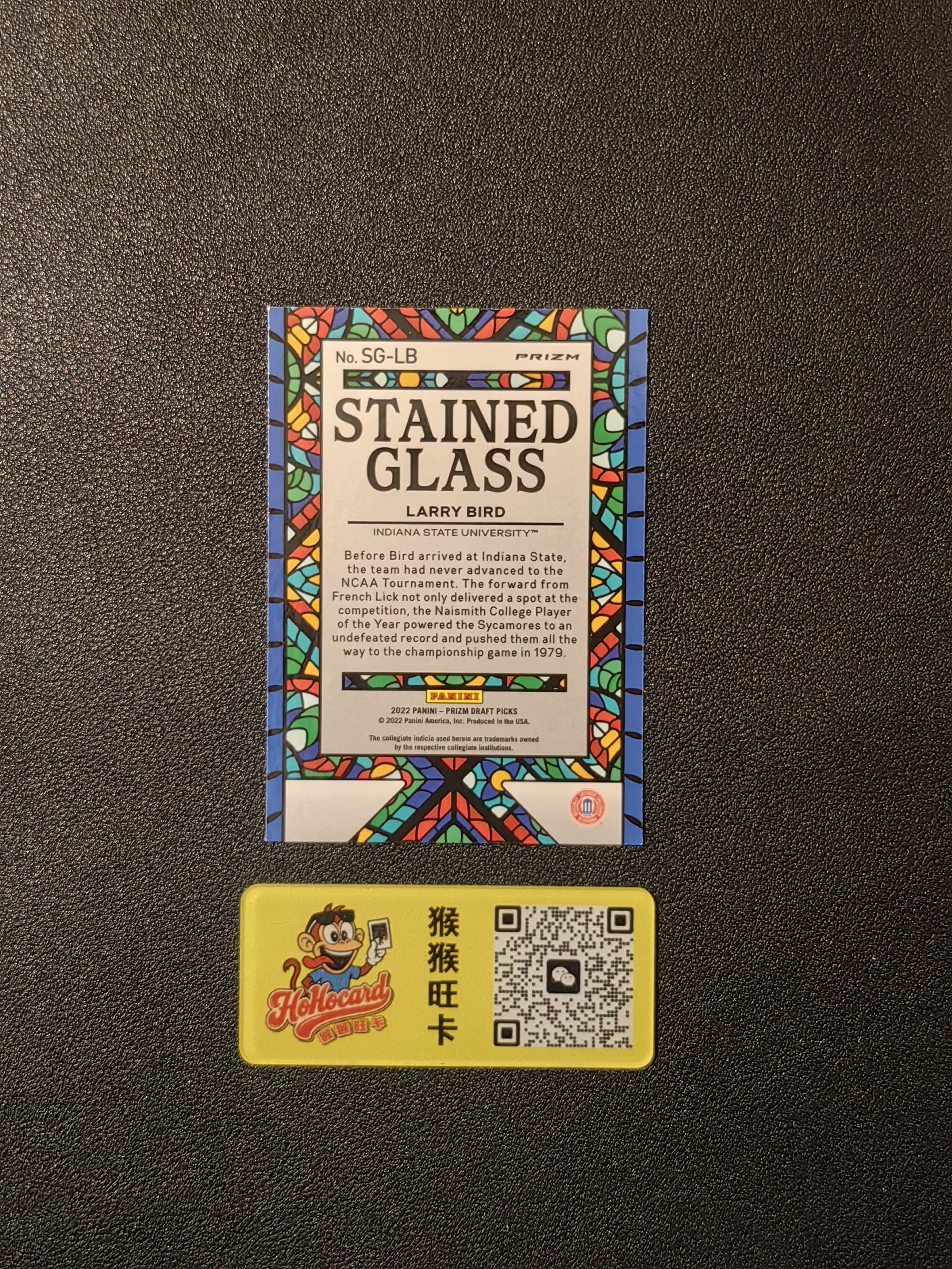 2022 Panini Prizm Draft Picks Larry Bird 【猴猴旺卡】22赛季 印第安州立大学 拉里·伯德 大学系列 教堂 卡品如图 接代拍 23b【龙】