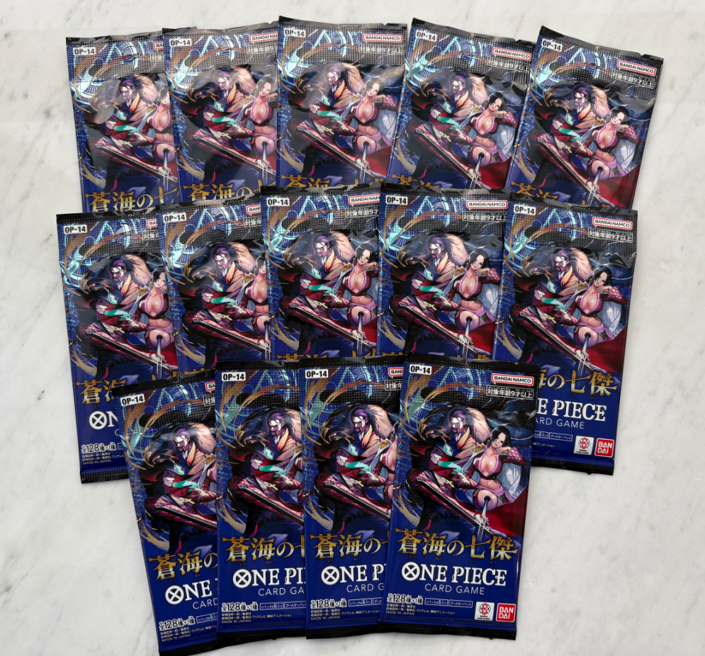 2025 ONE PIECE TCG OP14 原封补充包 ja 航海王 海贼王 日版 补充包*14 一图打包 默认流通 收藏必备 闪卡 折射 收藏 #4