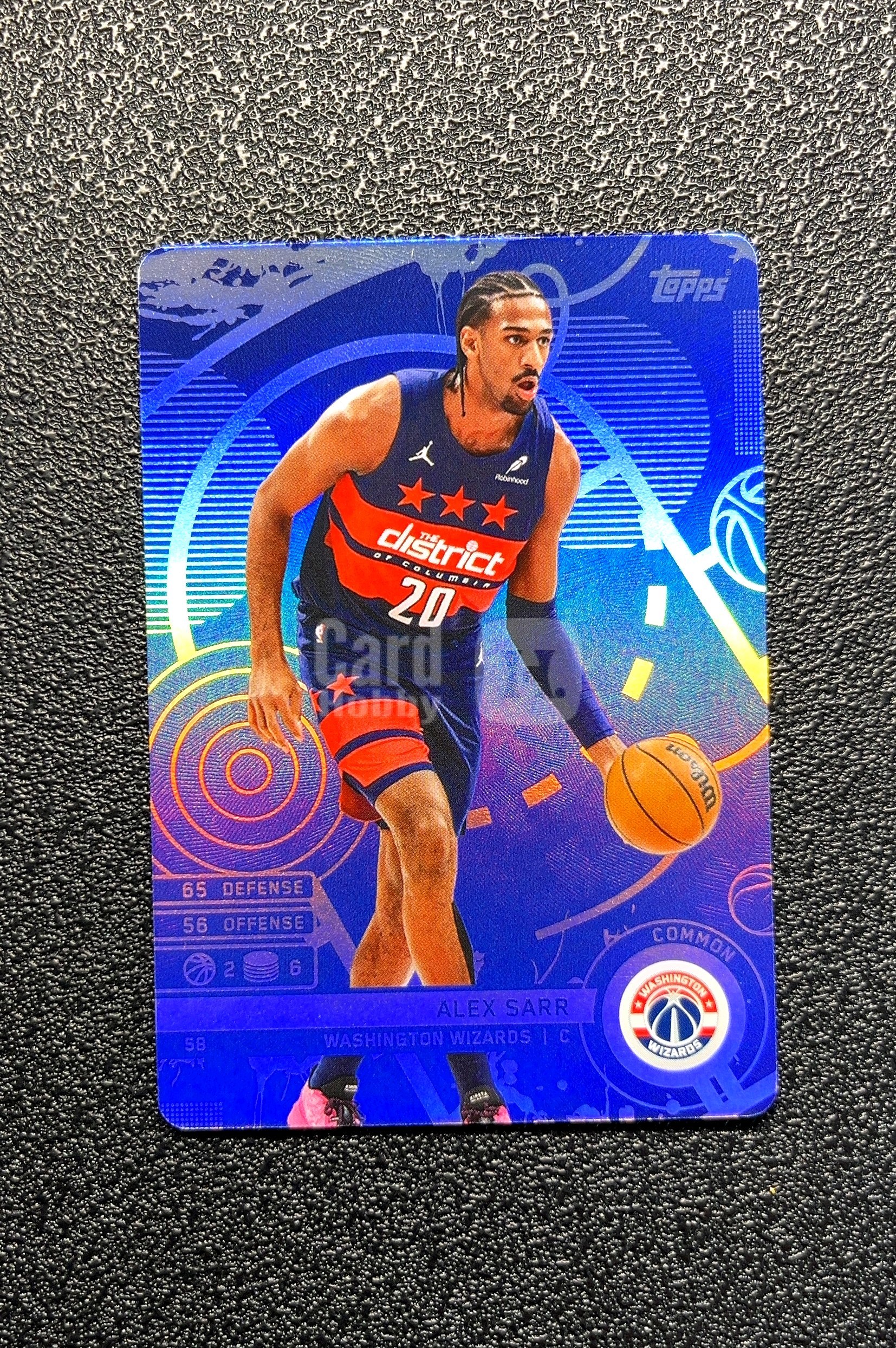 【岛屿拍卖】2026 Topps Alex Sarr 亚历克斯·萨尔 银折 折射 卡品如图 高价值 #58 Washington Wizards 华盛顿奇才 0003#538