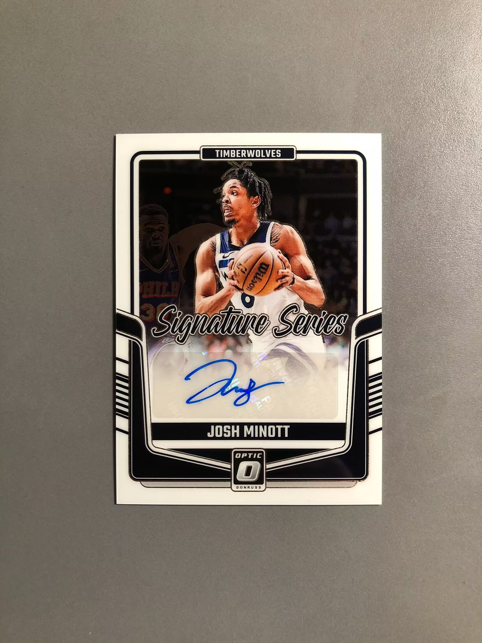 2024-25 Panini Donruss Optic Josh Minott 杜蕾斯 OP 约什·米诺特 森林狼 签字 贴签 实卡好看 卡品如图 可累计 KH040【诚接代卖】