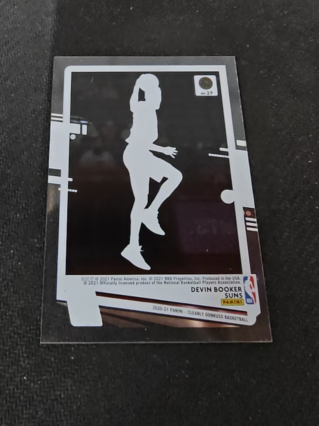 2020-21 Panini Clearly Donruss devin booker 杜蕾斯 太阳 德文 布克 杜蕾斯 胶片 划痕 边角瑕疵 #29