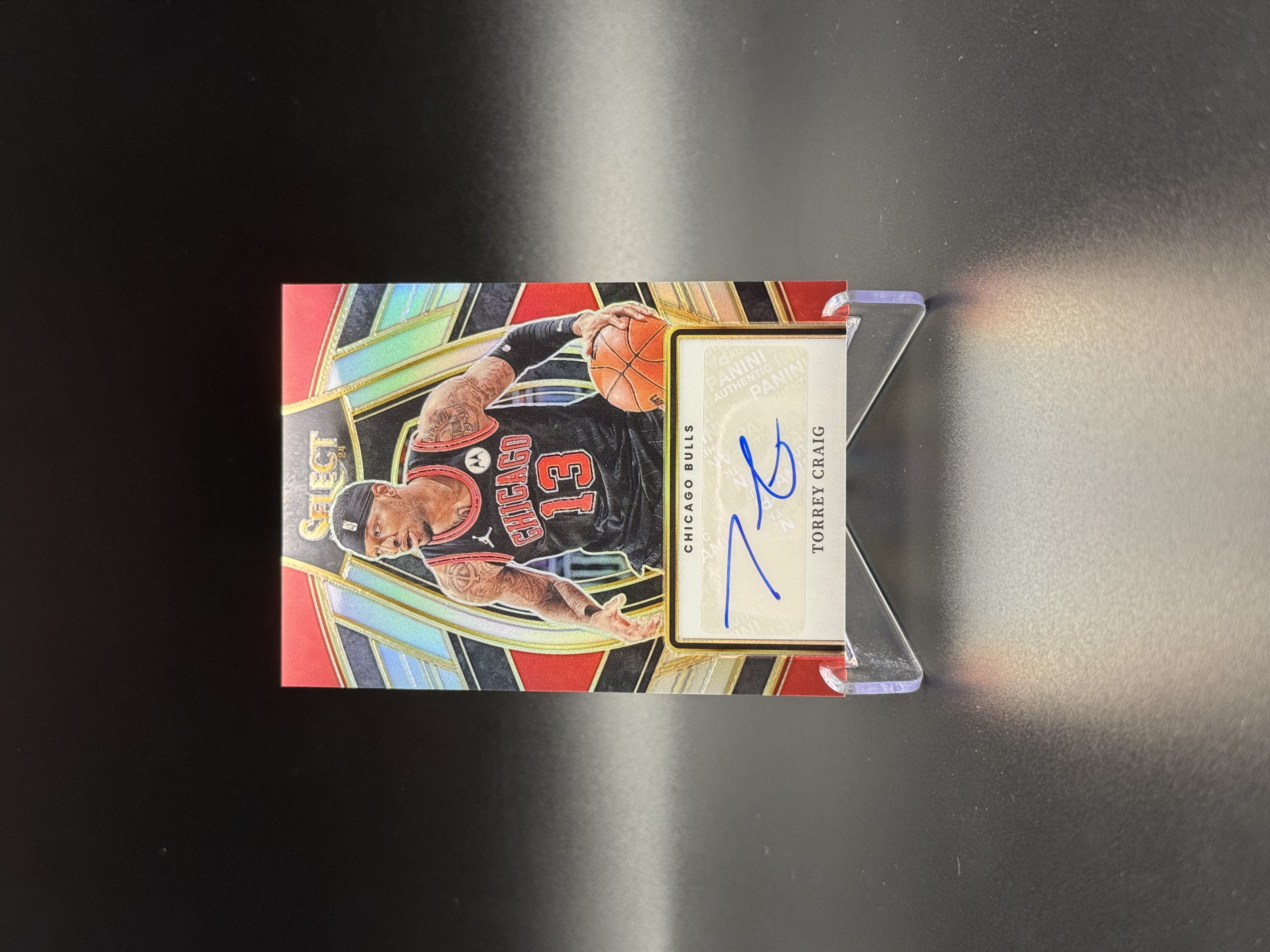 2023-24 Panini Select Torrey Craig 【鲨鱼辣椒 免费代拍】托瑞 克雷格 公牛 签字 贴签 折射 银折 #Tzy