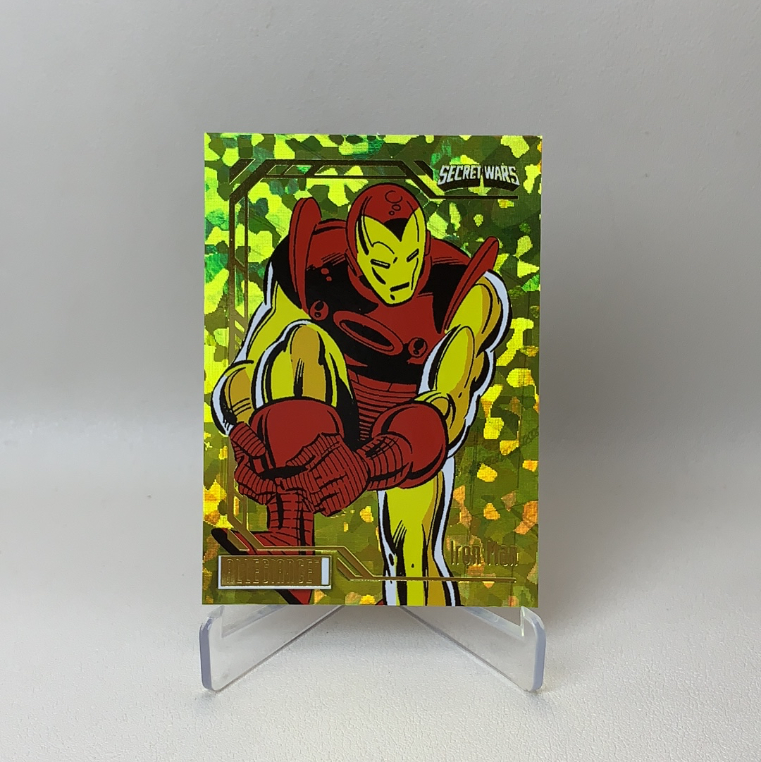 【弈卡代拍】2023 Upper Deck Marvel漫威 Secret Wars 秘密战争大比例 黄碎冰折 Iron Man 钢铁侠 044/149编 品相如图 凑套必备 Gary