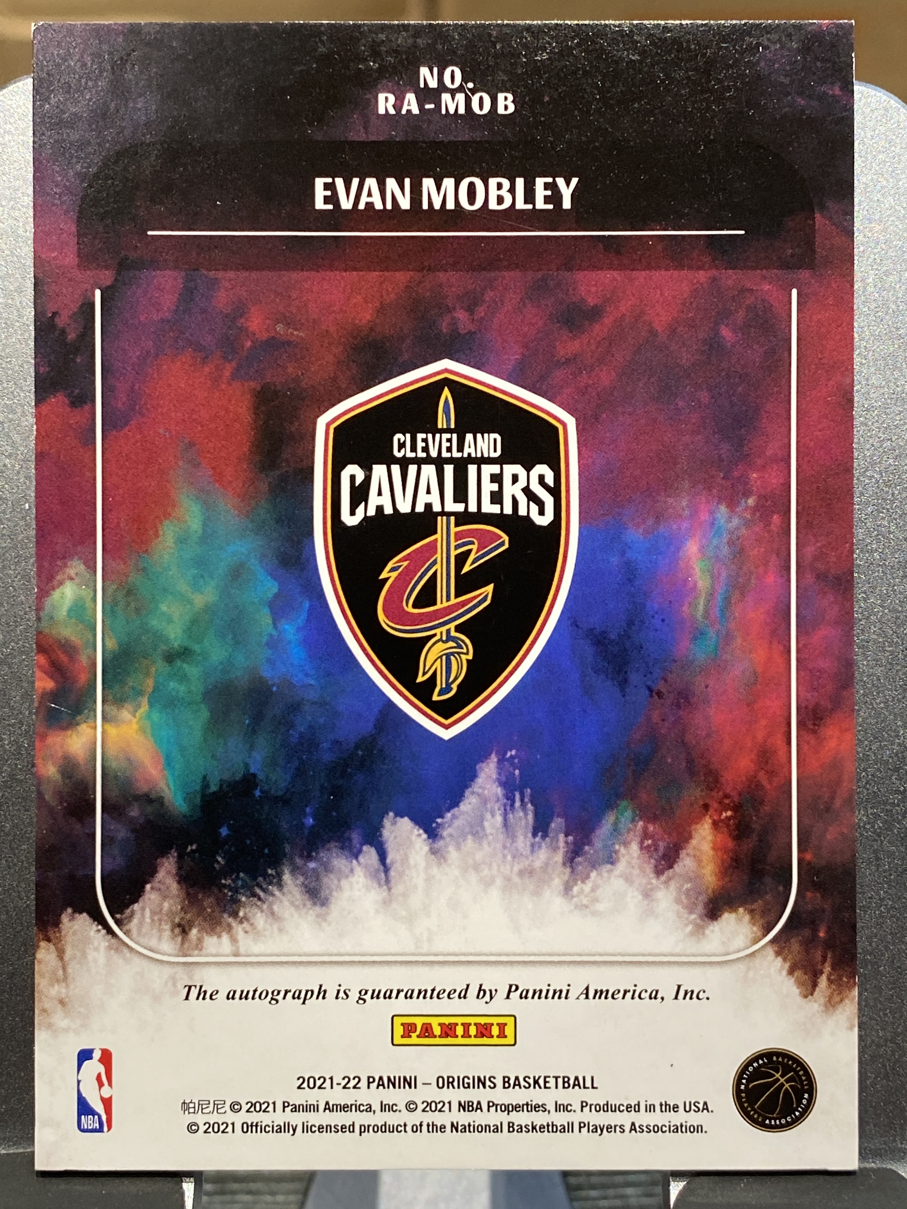 2021-22 【靓星代拍】 Origins Evan Mobley RC 埃文莫布利 莫布里 新秀 骑士选图 起源系列 泼墨风 卡品如图 专收必备 #马