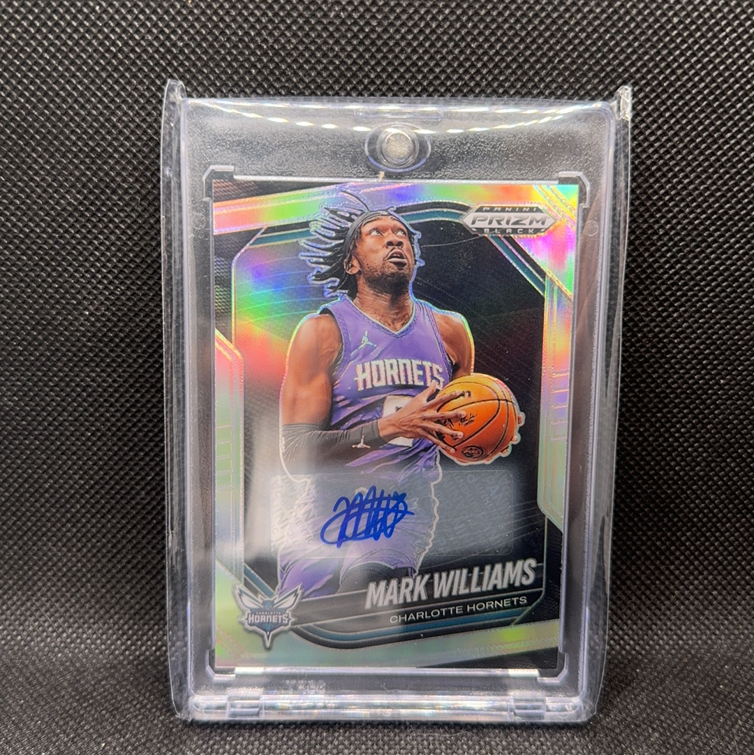 【Roseee代卖】2024-25 Panini Prizm Mark Williams Y 黑PZ 马克 威廉姆斯 黄蜂 银折 折射 签字 签名 jeff
