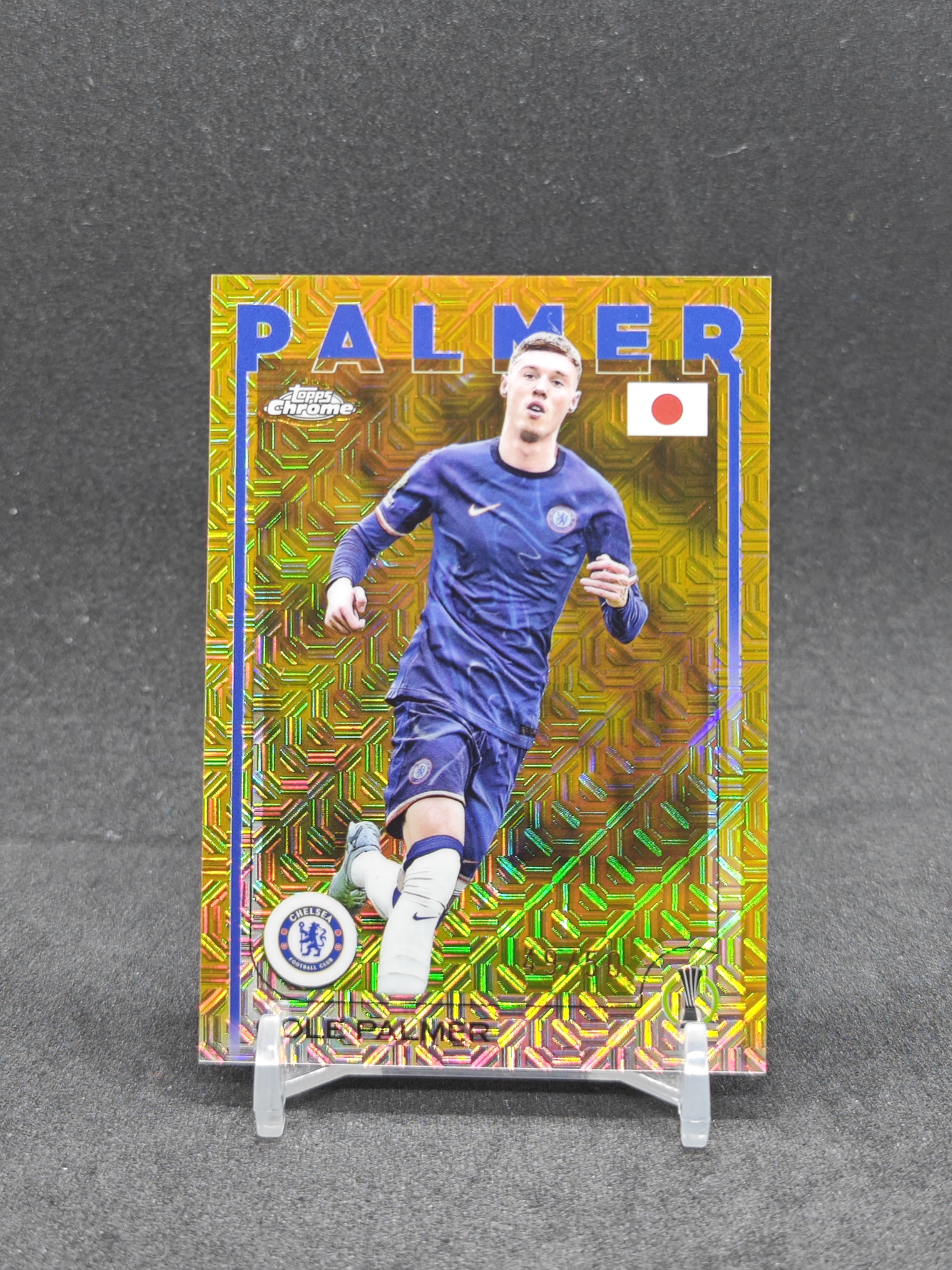 【49/50编 金mojo折】2024-25 Topps Chrome 日版 金迷宫折 黄迷宫折 切尔西 帕尔默 Cole Palmer