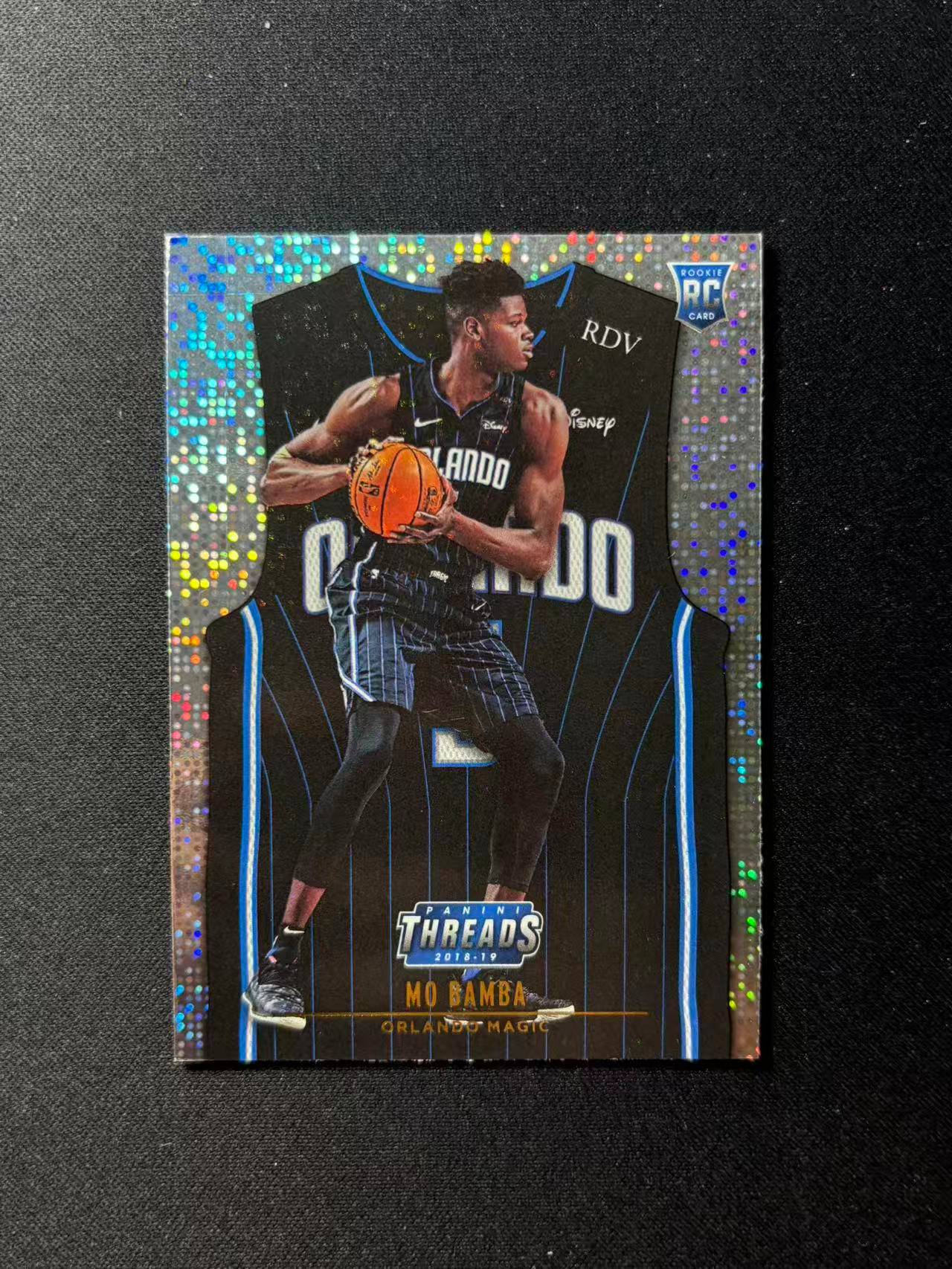 【梦卡拍卖】2018-19 Panini Threads Mo Bamba 魔术 莫班巴 特卡 点点折 新秀rc 小背心 细节如图 #DD# A01