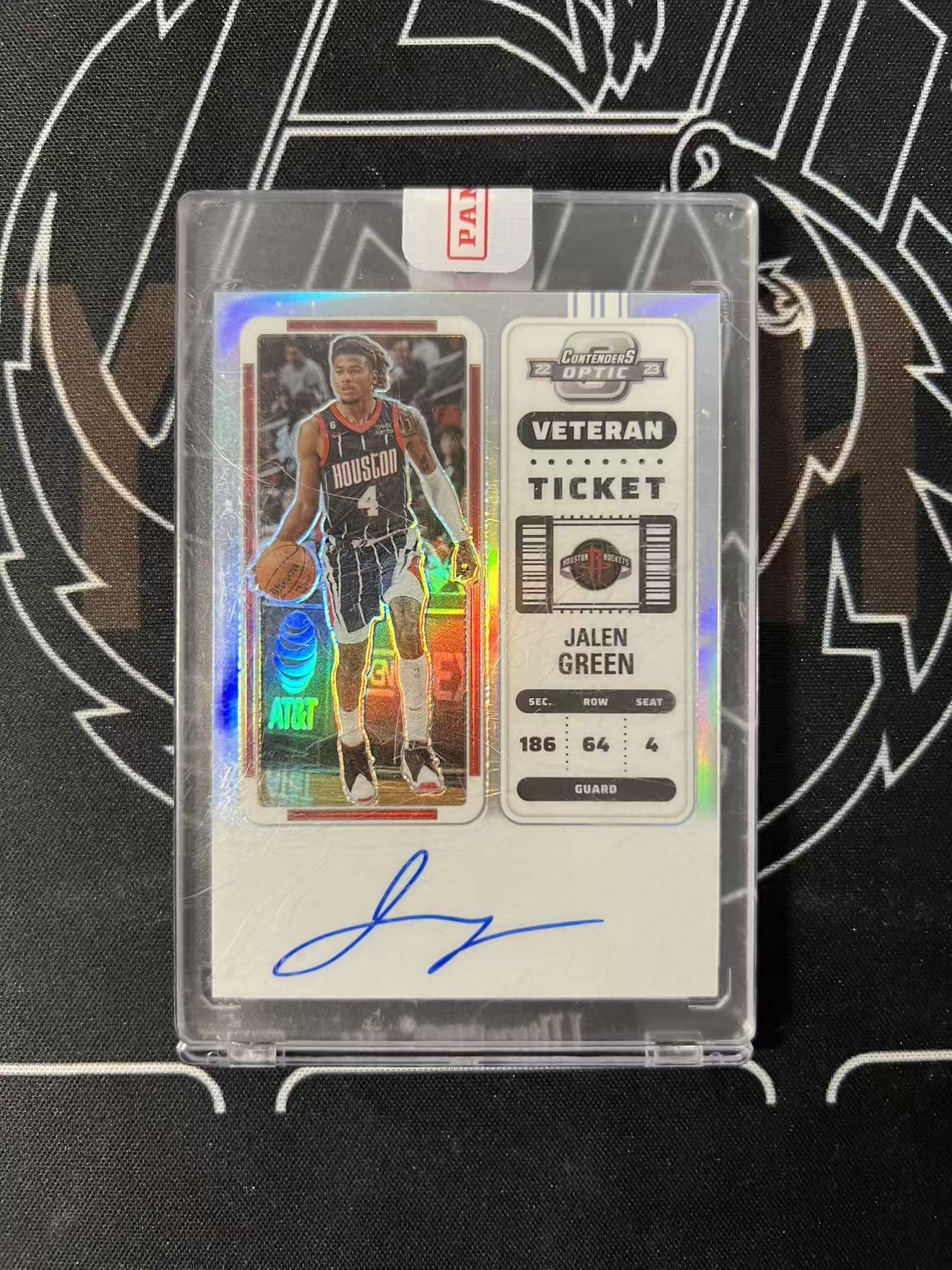 2022-23 Panini Contenders Optic Jalen Green 【UTF球星卡】fr4 杰伦 格林 火箭 新秀次年 太阳后卫 球票op 银折签 签字 卡签 原封砖