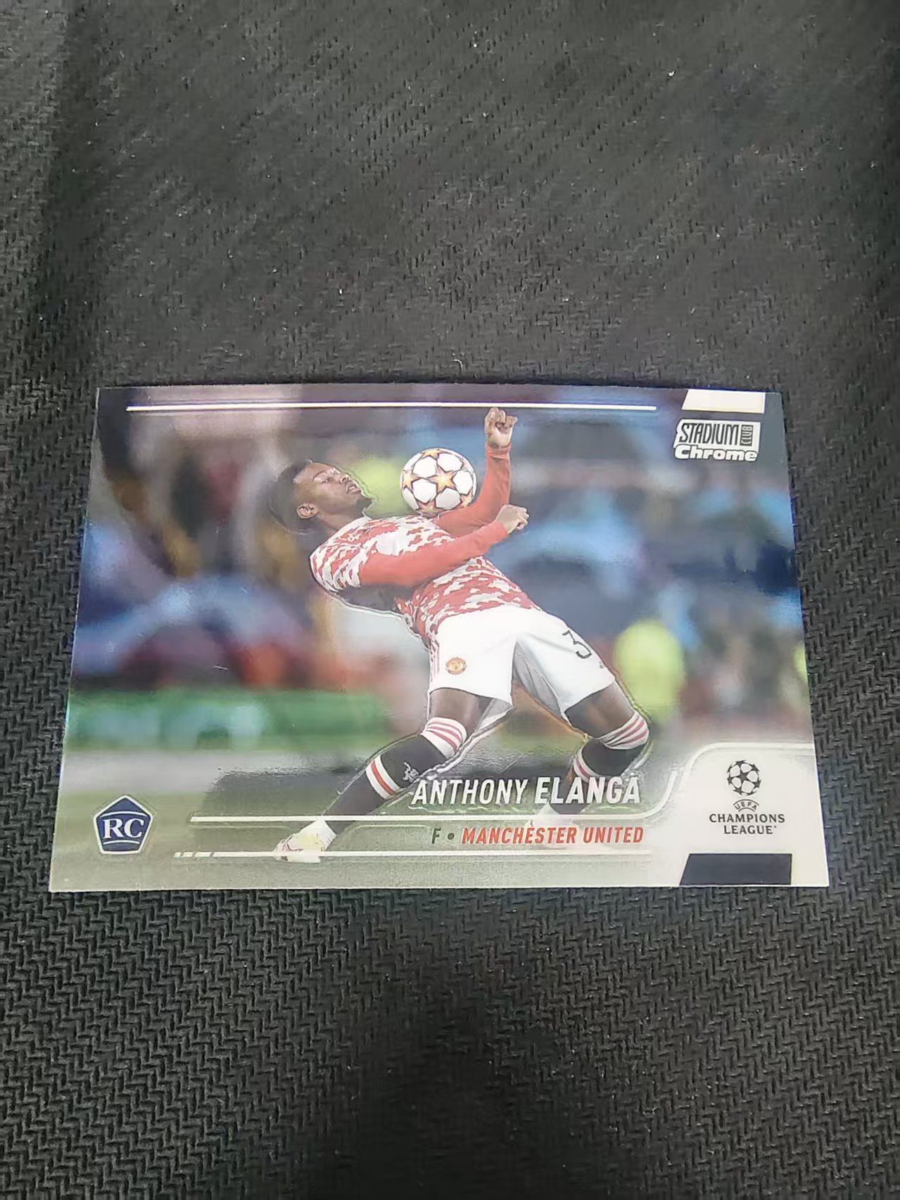 【可合并，不累计】2022 Topps Stadium Club Chrome Anthony Elanga RC 瑞典 曼联 森林纽卡 新秀 埃兰加 竞技场 欧冠 划痕 边角瑕疵 #48