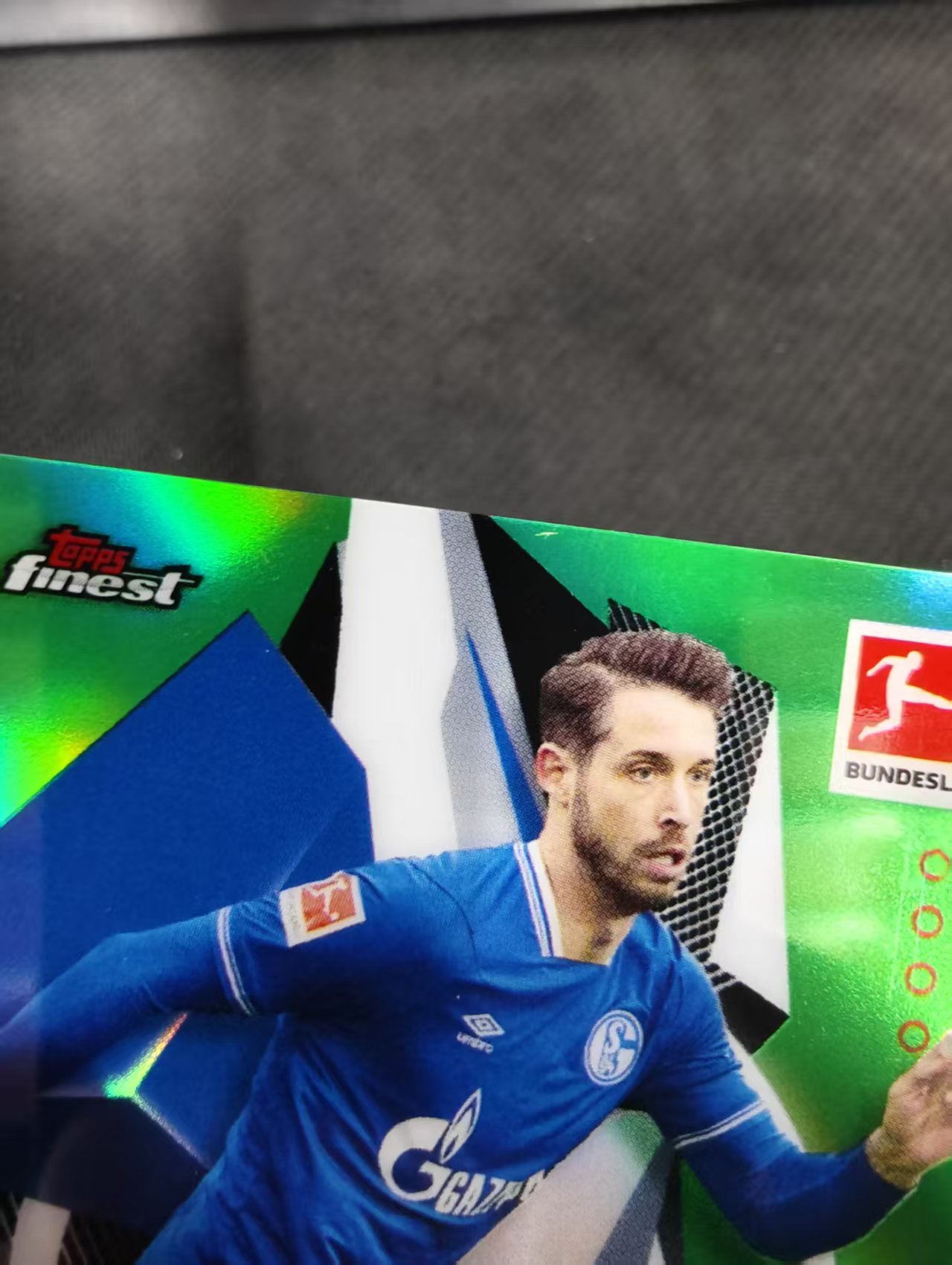 【可合并,不累计】2021 Topps Finest Mark Uth 德甲Finest 沙尔克04 马克 乌特 绿折 99编 瑕疵如图