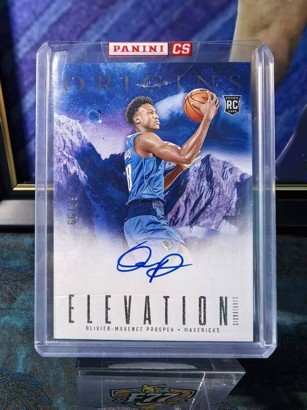 2023-24 Panini Origins Olivier Maxence Prosper 普罗斯珀 RC Rookie Elevation 新秀飞升签字 卡签 独行侠 63/99编 收藏必备 太阳
