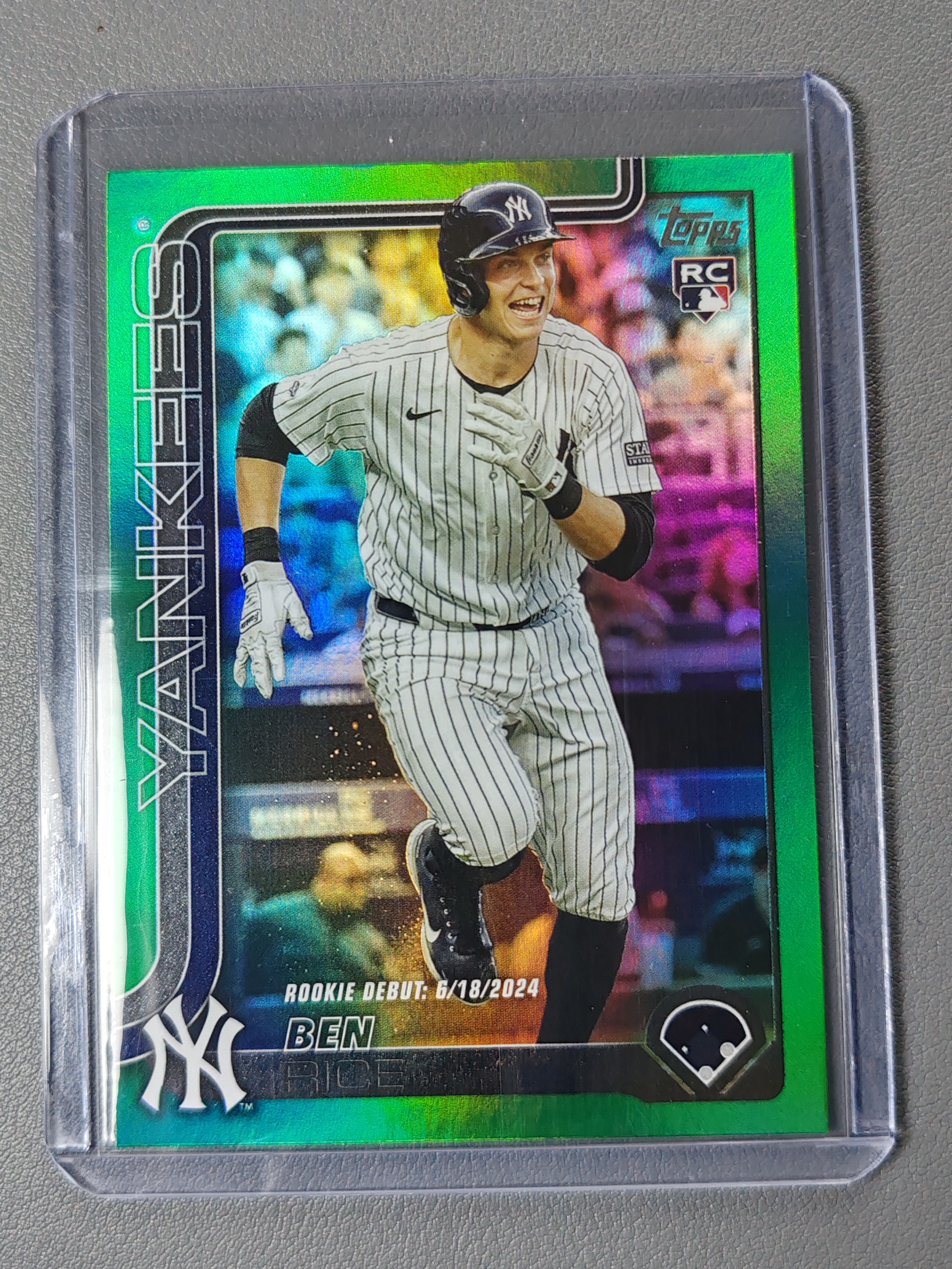 2025 Topps Update Ben Rice RC 新秀99编!绿折!【Pocky】