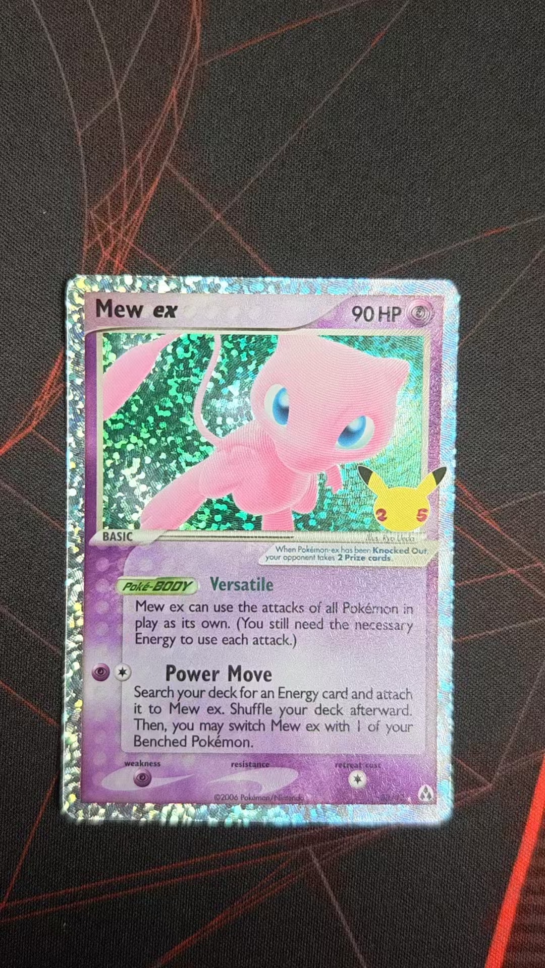 2006 Pokemon TCG 剑盾 黑色之星 梦幻ex en 【卡少爷卡社】PTCG 宝可梦 美版 梦幻ex EXLM-88Holo 卡品如图 (孤傲)