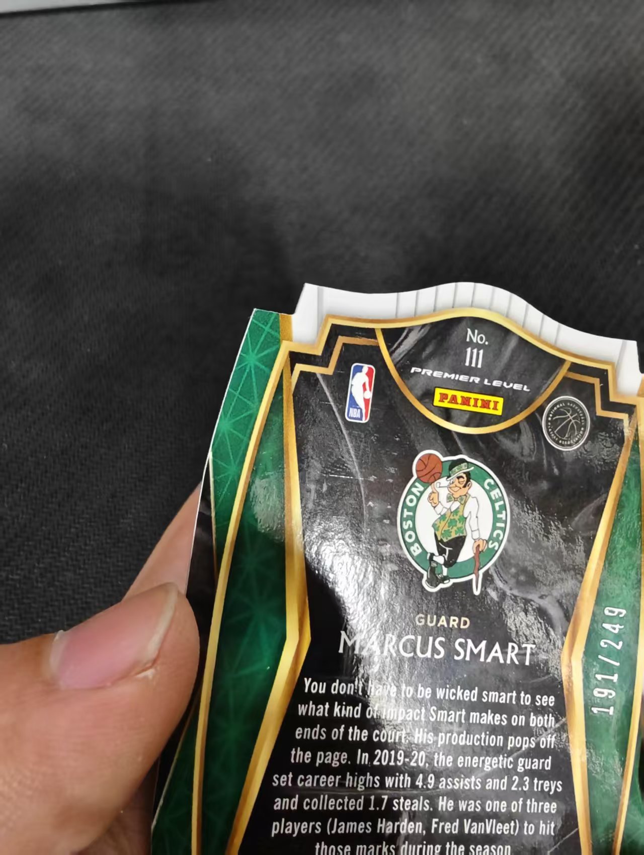 【汽水拍卖】2020-21 Panini Select Marcus Smart 马库斯 斯玛特 凯尔特人 异形 蓝折 249编 微瑕如图