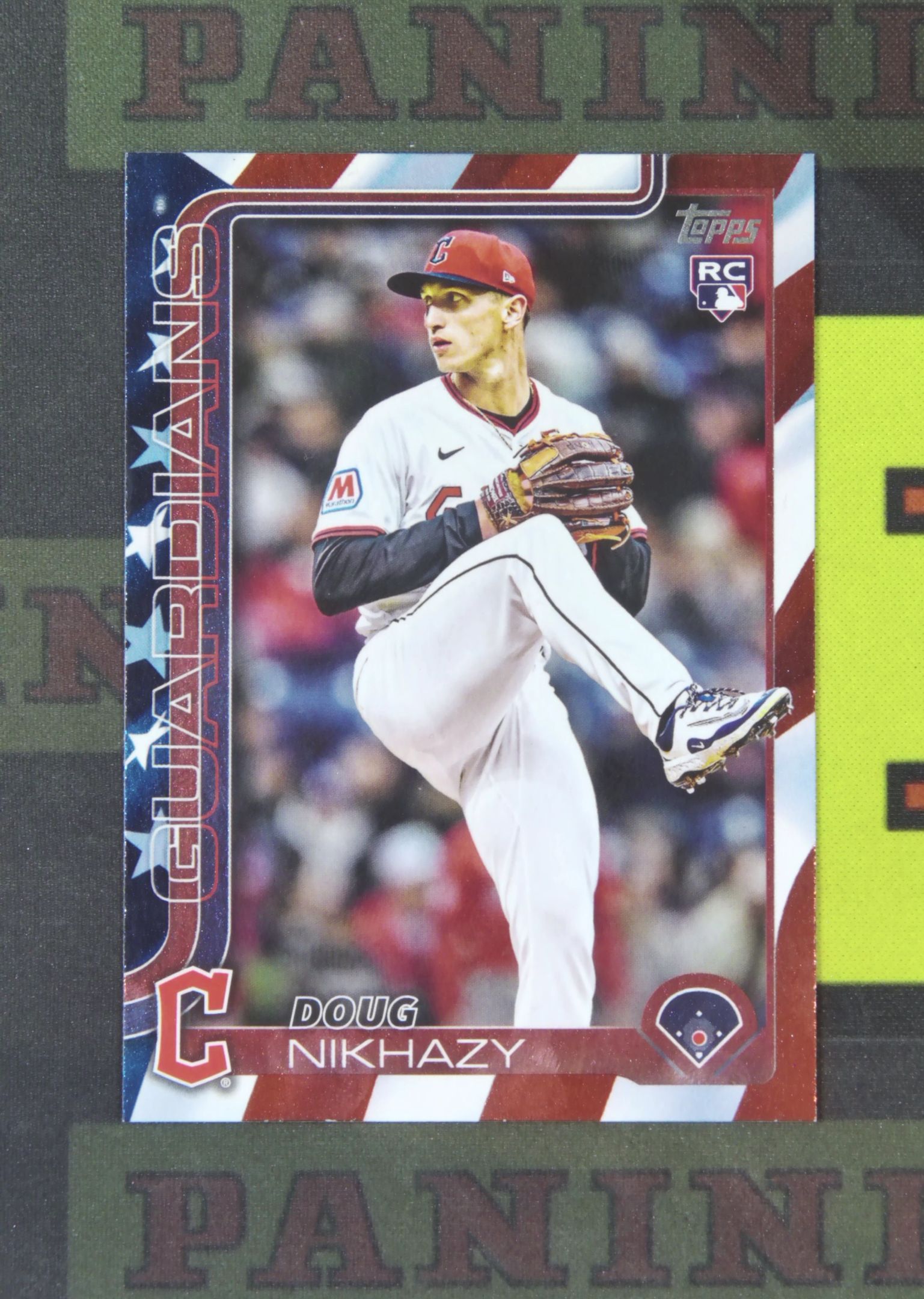 2025 Topps Update Doug Nikhazy RC Nirvana Project 道格 尼哈齐 克利夫兰守护者 新秀 43/76 国旗折 折射 卡品如图 收藏必备 涛涛¥