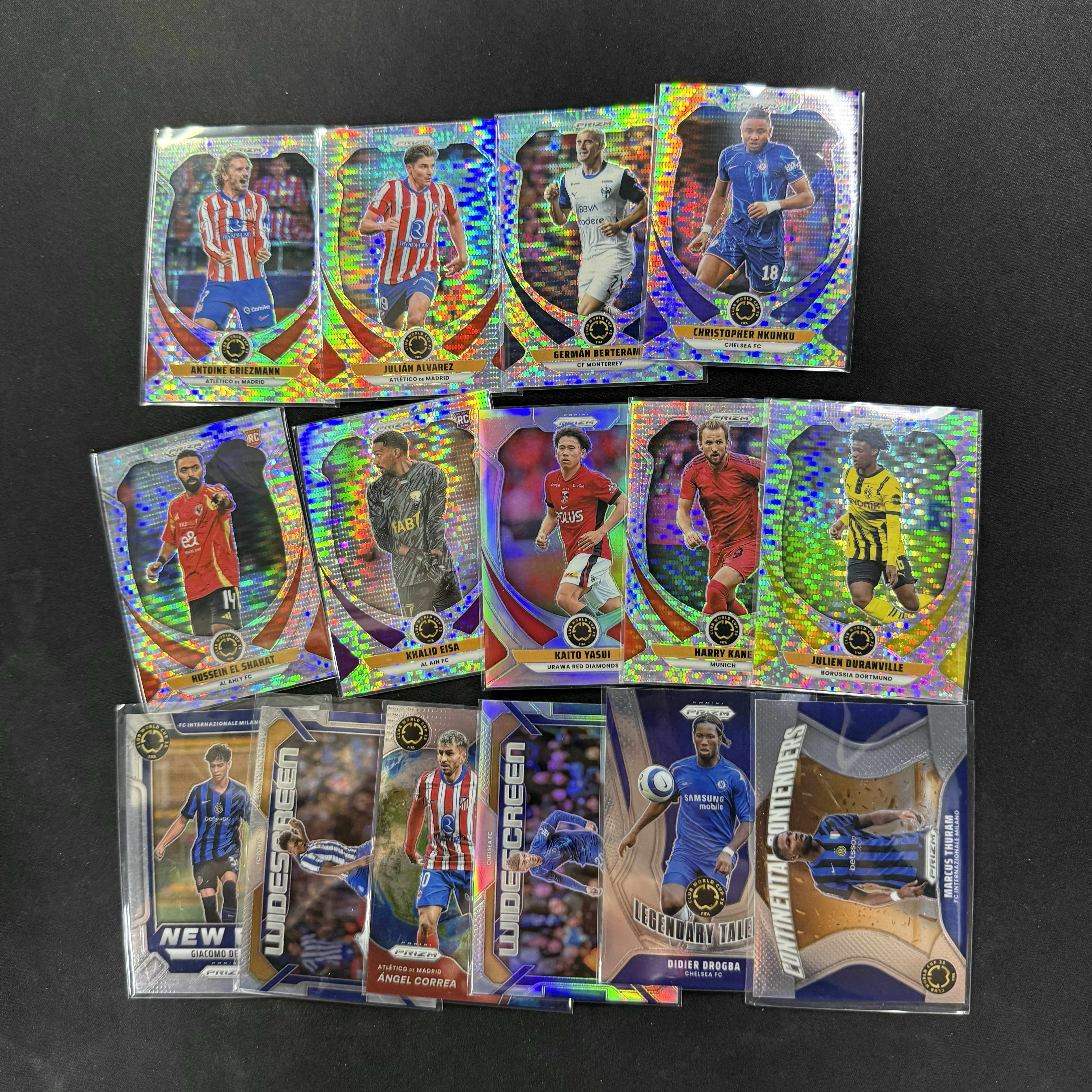 2024-25 Panini Prizm Cole Palmer 【SC拍卖】pz 世俱杯 帕尔默 阿尔瓦雷斯 格列兹曼 凯恩 折射 特卡 lot 收藏必备(ing哥)