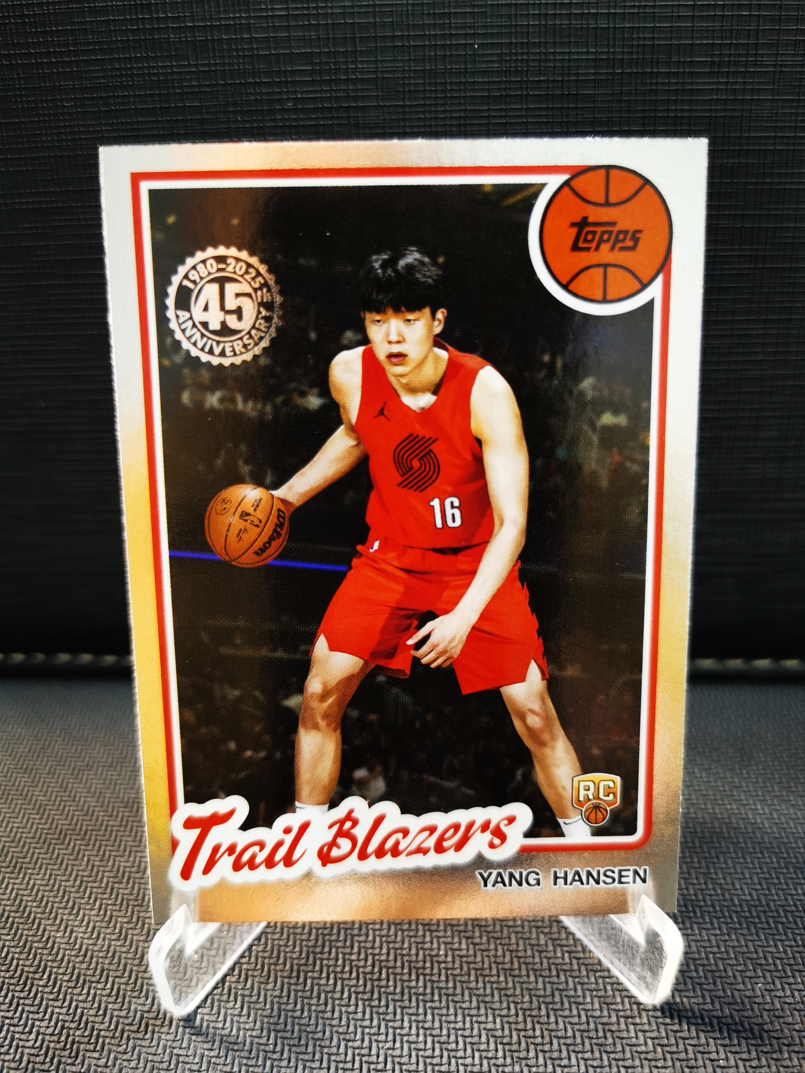 2025-26 Topps flagship 杨翰森 RC 新秀 杨翰森 复古1980 45周年 收藏必备 卡品如图 -猕猴桃-【乌苏拍卖】
