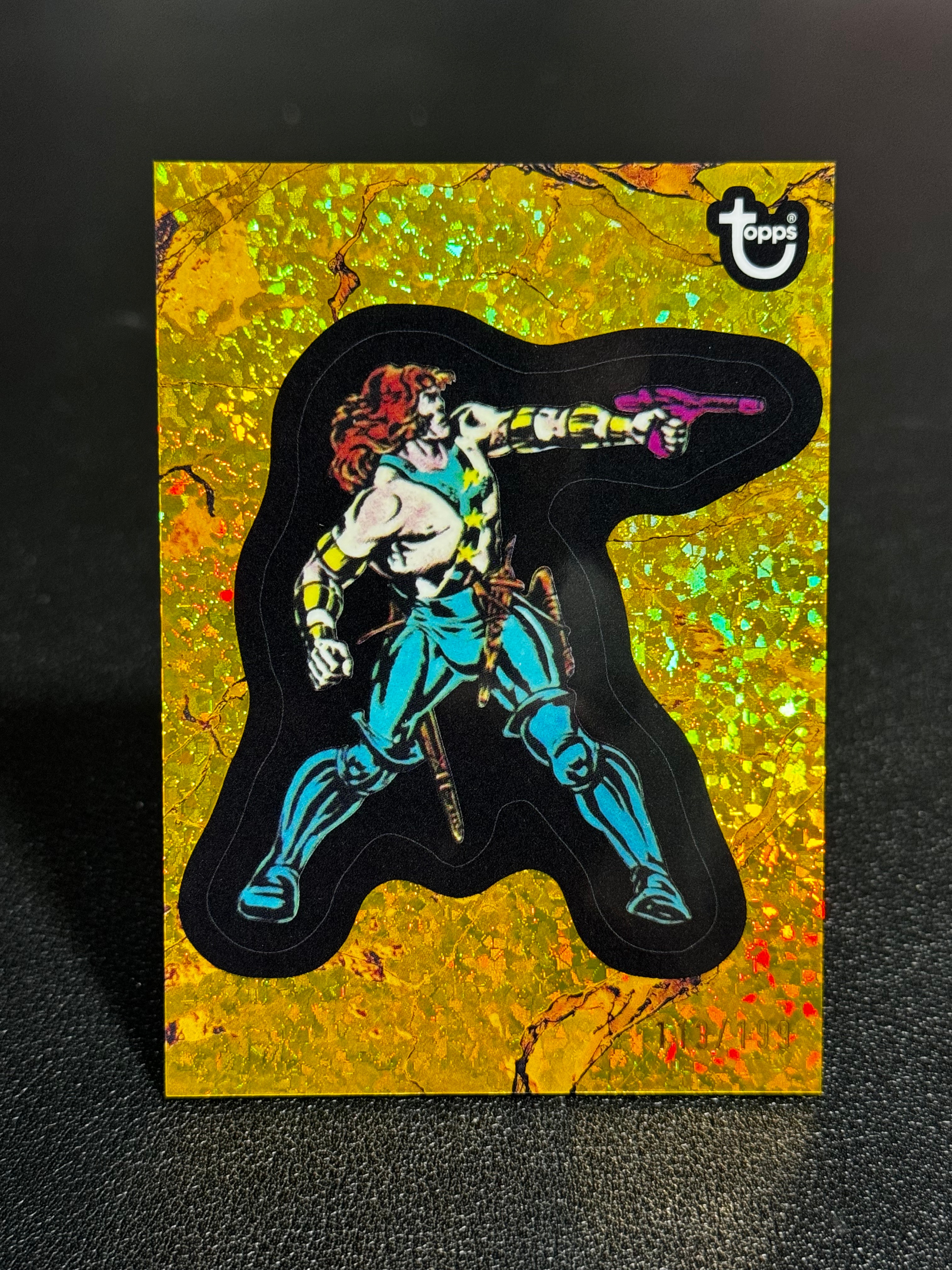 2025 Topps Marvel (MCU) Comic Book Heroes 1975黄金年代 漫威 金折 碎闪折 199编 Killraven 克莱文 #46 LWOY