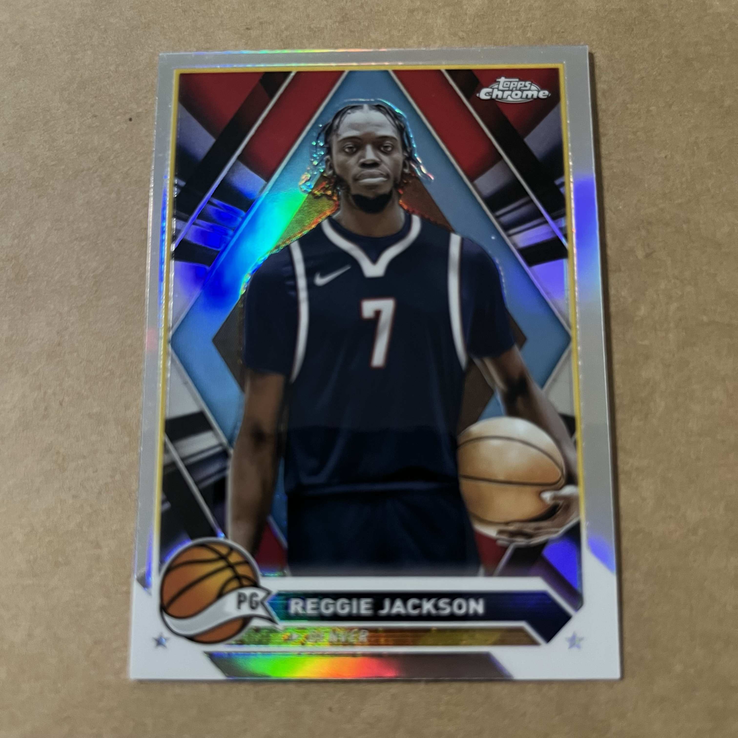 2024 Topps Chrome Reggie Jackson 【0手续费代卖】雷吉 杰克逊 掘金 银折 折射 热门球星 专收必备 凑套收藏 可累计#篮球卡