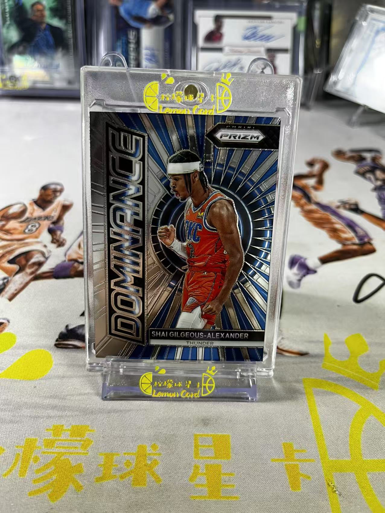 2023-24 Panini Prizm Shai Gilgeous-Alexander 【柠檬球星卡拍卖】雷霆 谢伊 吉尔杰斯 亚历山大 SGA 特卡 折射 pz 微瑕如图 #不语