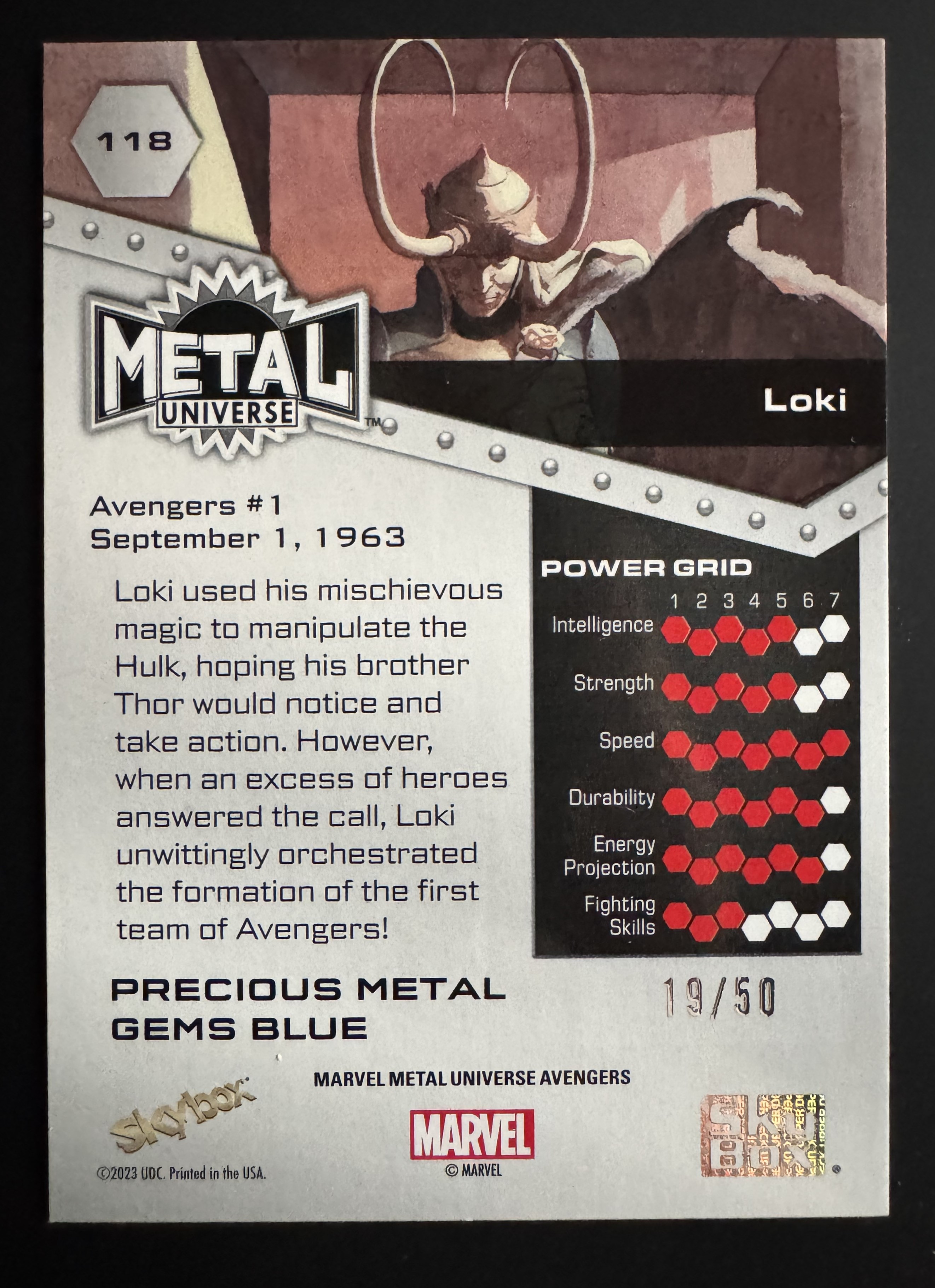 2024 SkyBox Marvel (MCU) Metal Universe Avengers 【晨光代卖】漫威 复仇者联盟 金属宇宙 洛基 ...
