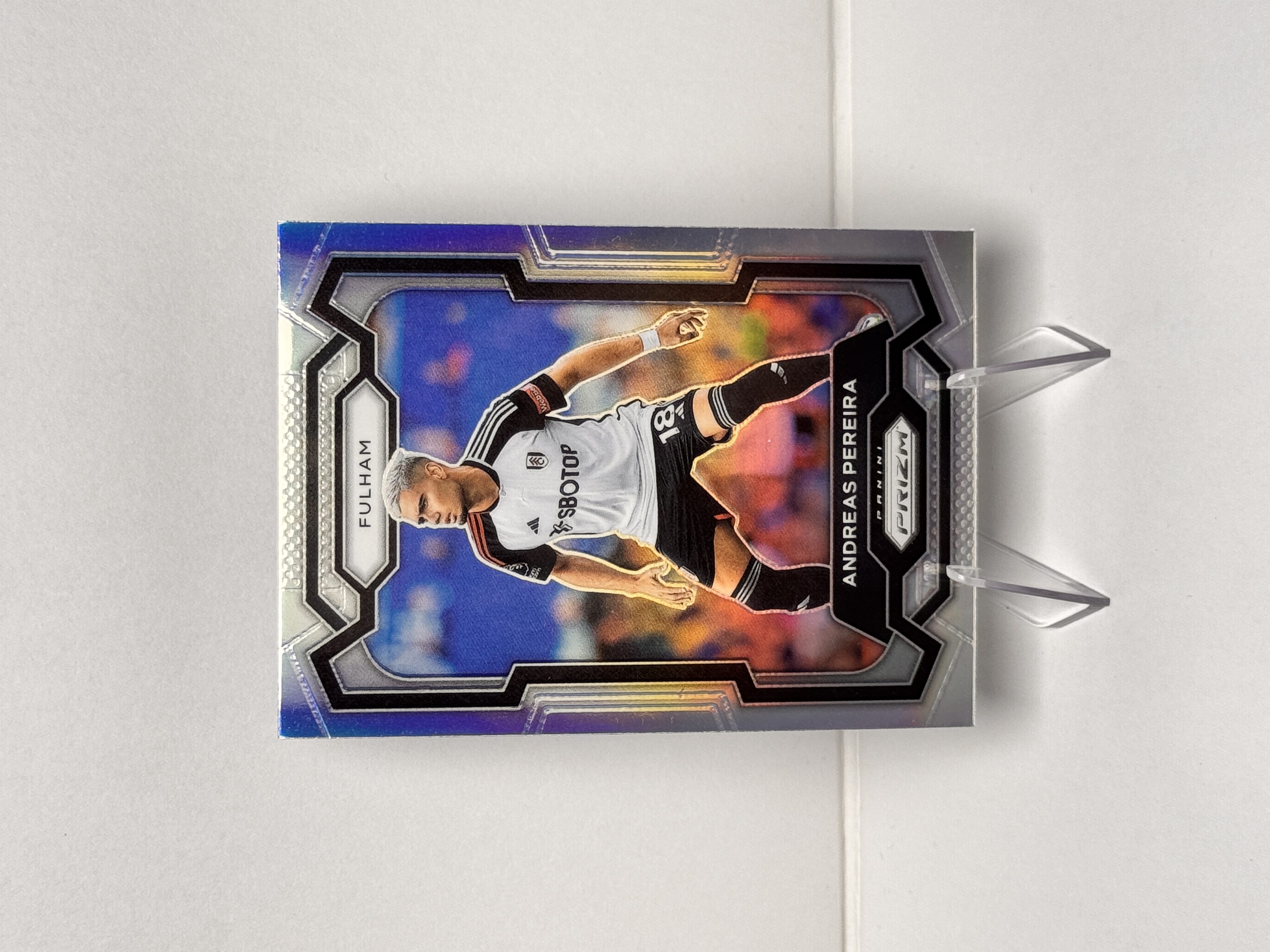 2023-24 Panini Prizm Andreas Pereira 英超PZ 安德烈亚斯 佩雷拉 富勒姆 银折 折射 实卡精美 收藏必备 卡品如图 【星爷代拍】A1-1