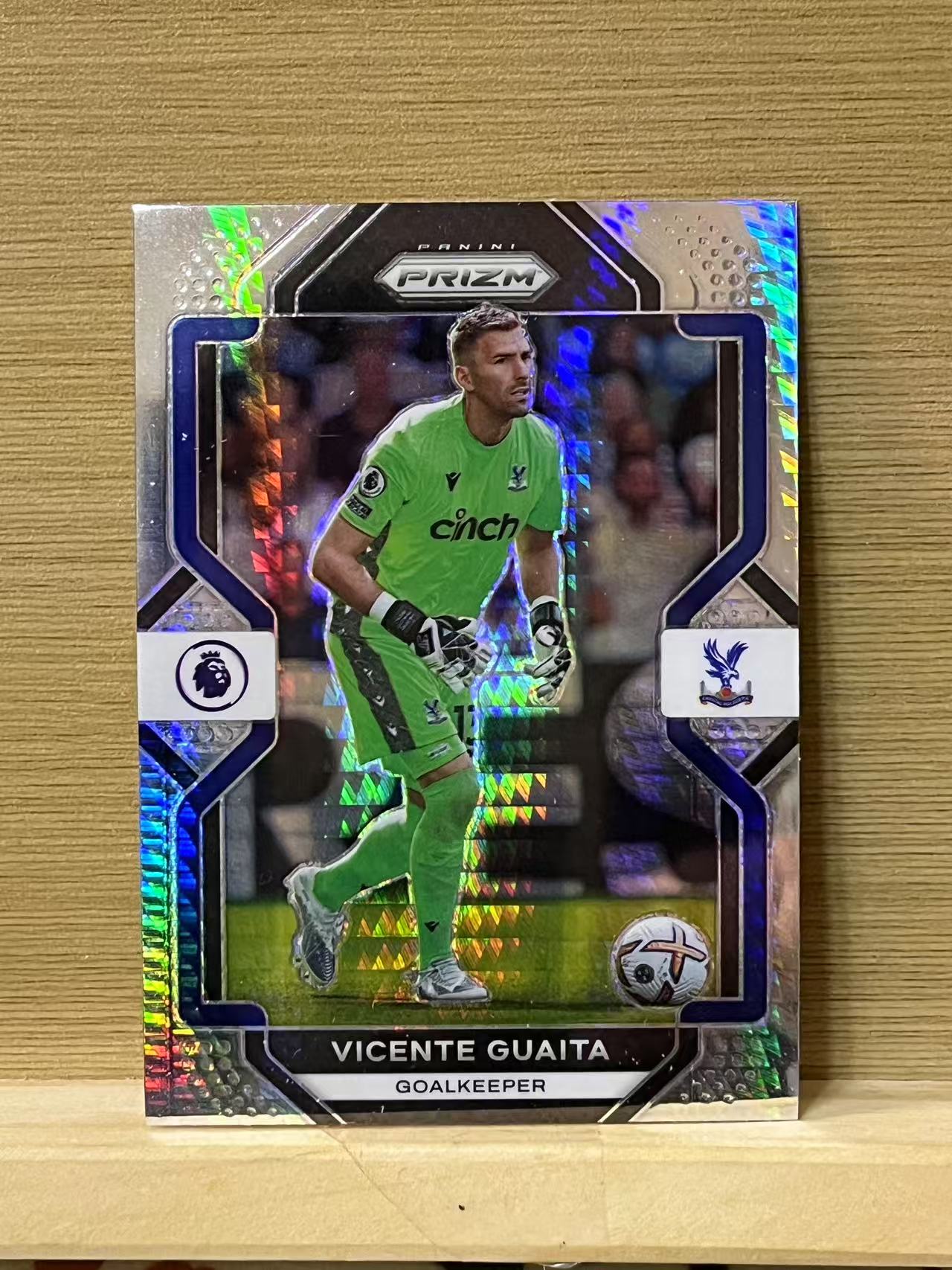 2022-23 Panini Prizm Vicente Guaita 瓜伊塔 波纹折 水晶宫 PZ 英超 银折 实卡精美 收藏必备 A54