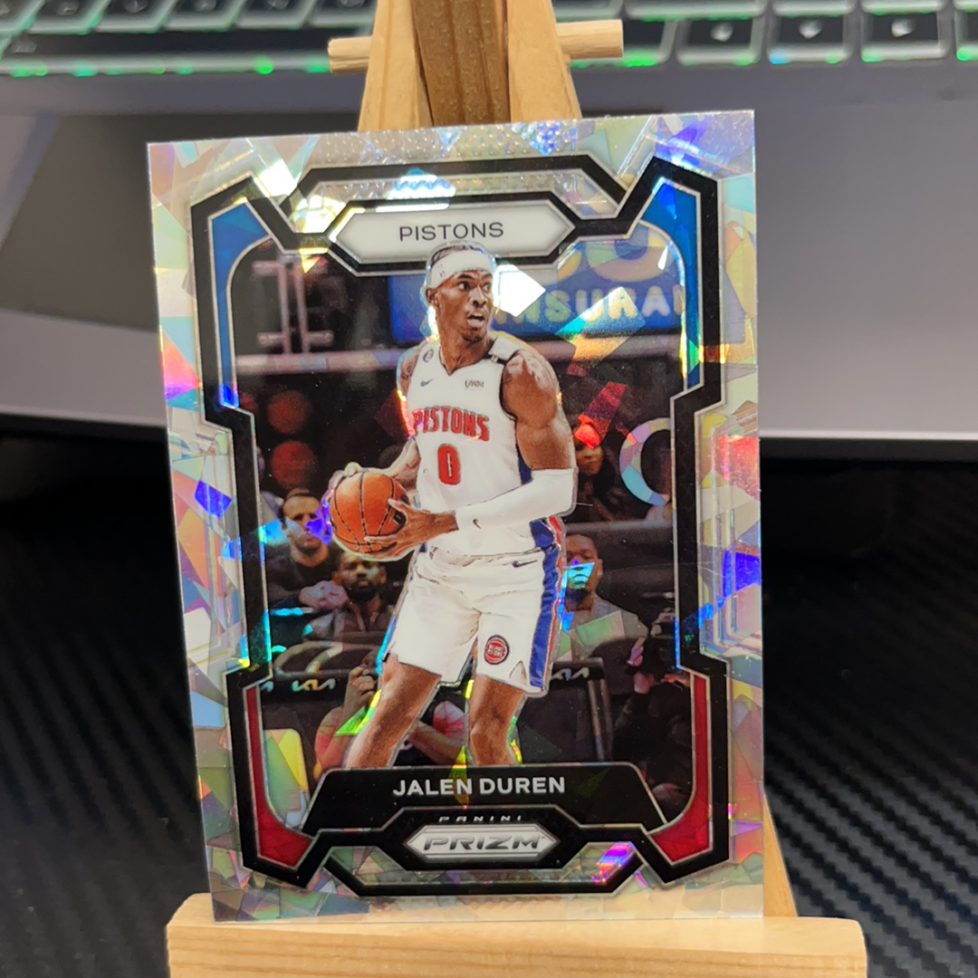 2023-24 Panini Prizm Jalen Duren 杰伦杜伦 活塞 银折 碎冰折 折射 prizm系列 pz 卡品如图 凑图必备 值得收藏! 免费代卖!