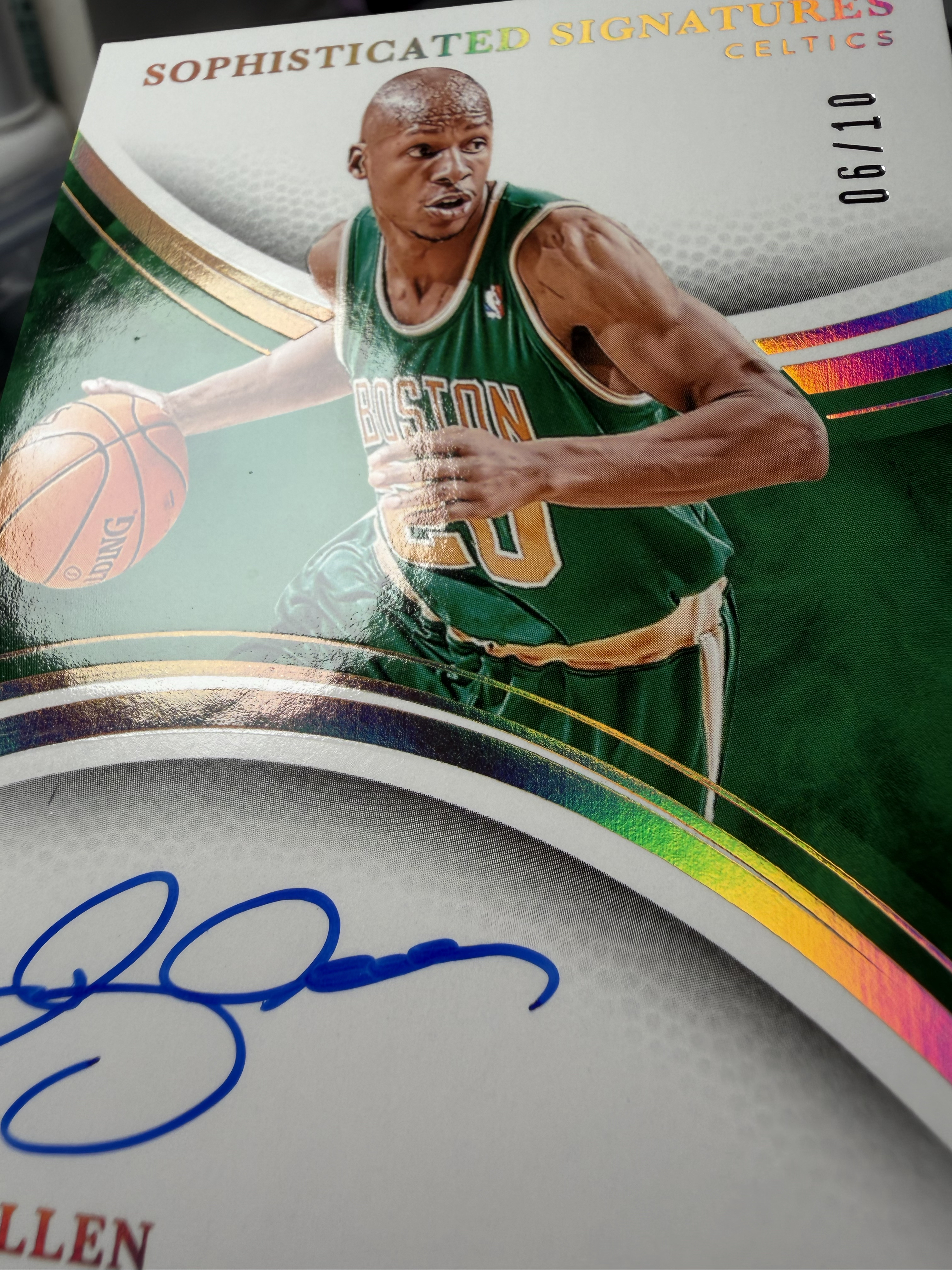 2024-25 Panini Immaculate Ray Allen 🤞不顶价 不做价🤞IMM 凯尔特人 雷 阿伦 君子雷 06/10编 低编 金平行 签字卡签 传奇名人堂 名宿 轻印轻白边