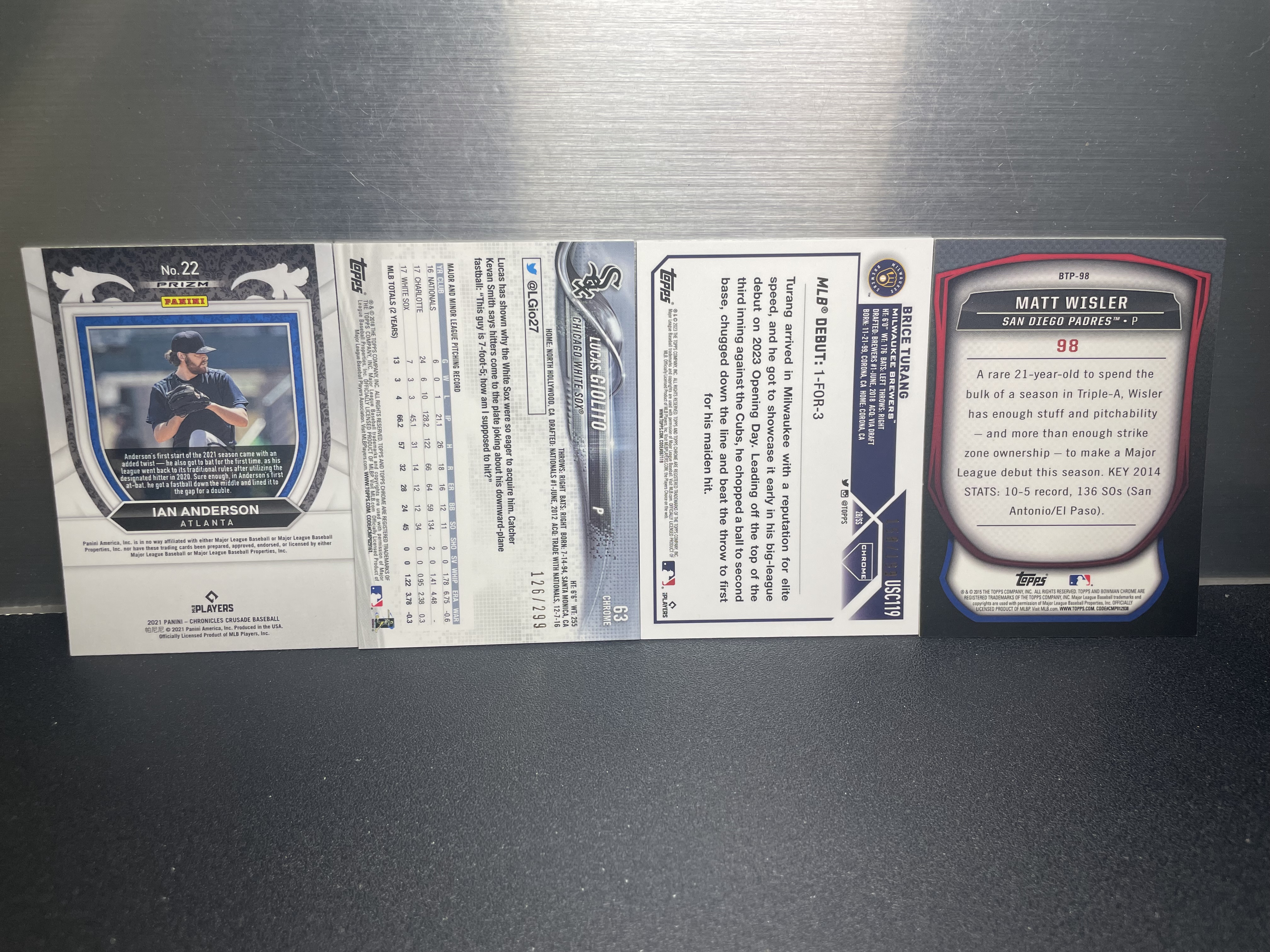 (C3) 2024 TOPPS 棒球 折射 一图 打包 实卡好看 收藏凑套必备 卡品如图 !!!