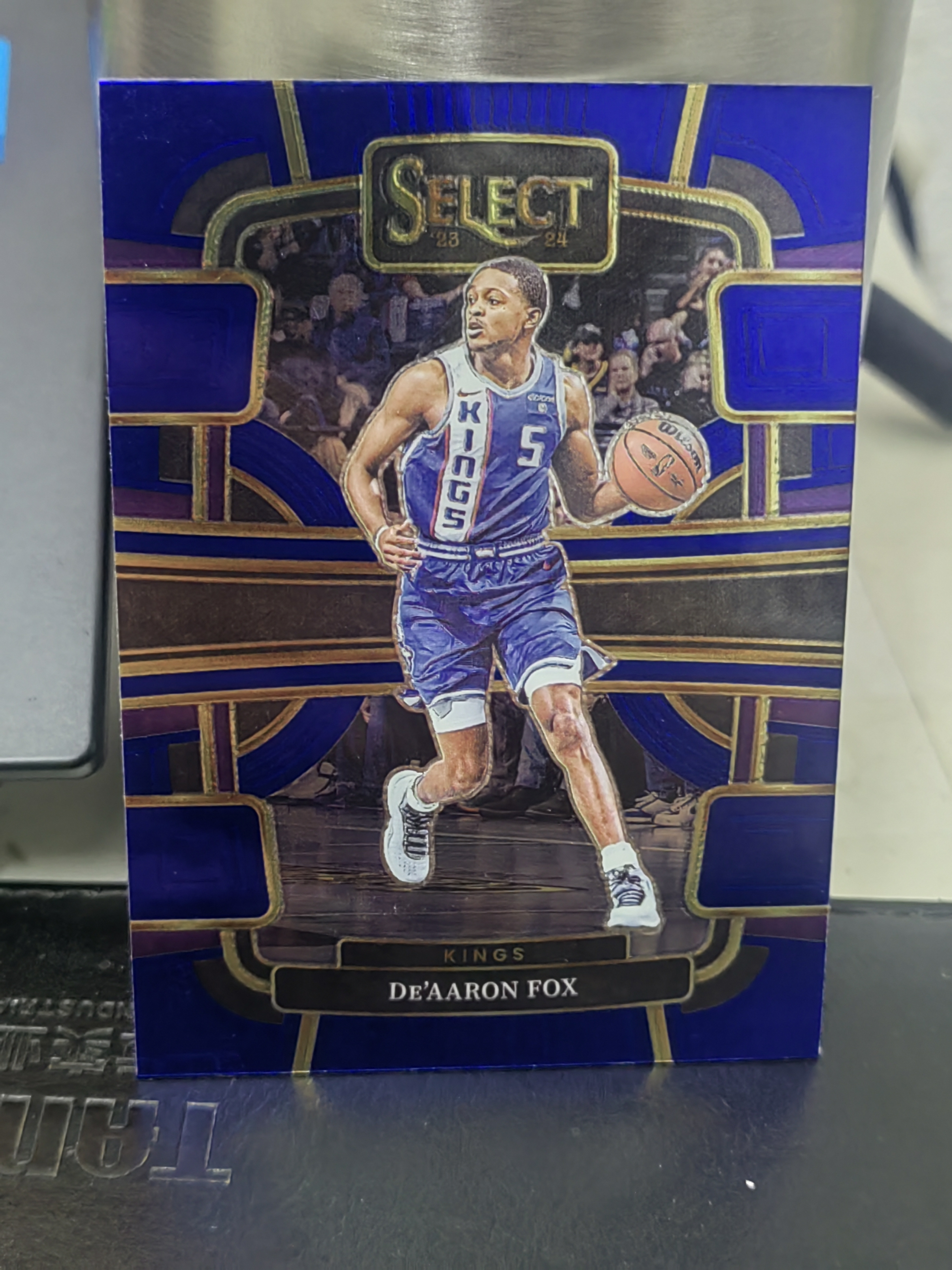 2023-24 Panini Select De'Aaron Fox Select 蓝折 达龙 福克斯 小狐狸 国王 篮 白边白角 不保卡品 卡品如图