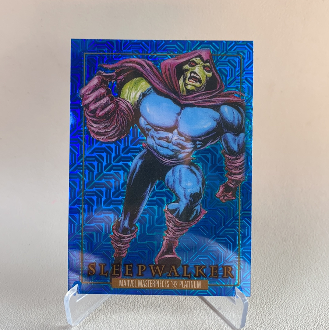 【弈卡代拍】2024 Upper Deck Marvel Masterpieces'92 Platinum 92白金复刻大师 蓝mojo折 梦游者 SLEEPWALKER 品相如图 糖醋鱼