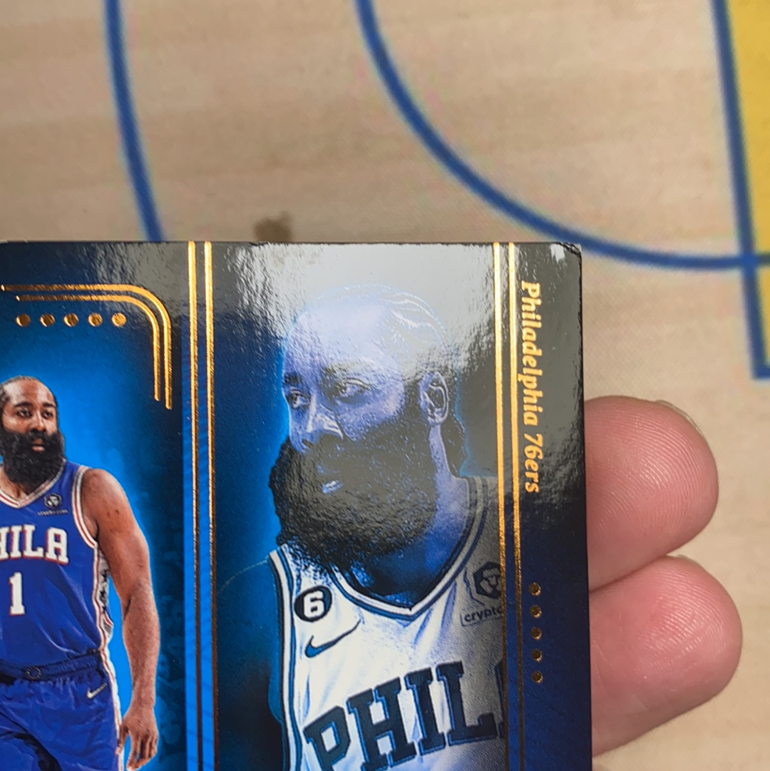 2024-25 Panini Silhouette James Harden 铜平行 49编 76人 詹姆斯 哈登 小窗物料 亲穿gu 剪影系列 卡品如图 凑套必备