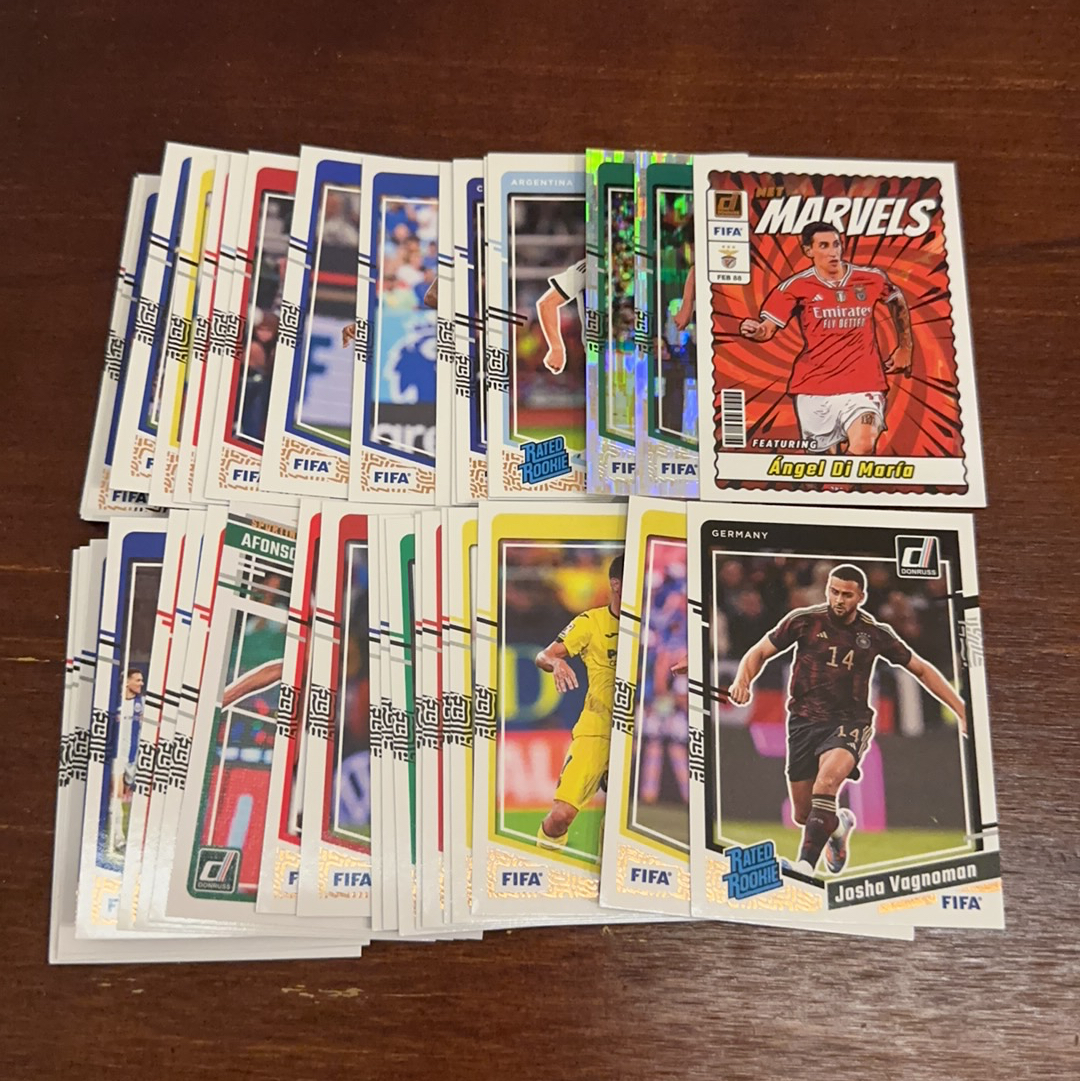 2023-24 Panini Donruss Ángel Di María 【咸鱼代拍】23-24 帕尼尼 足球 杜蕾斯系列 Base 特卡 折射 Lot 共40张 梓一 020