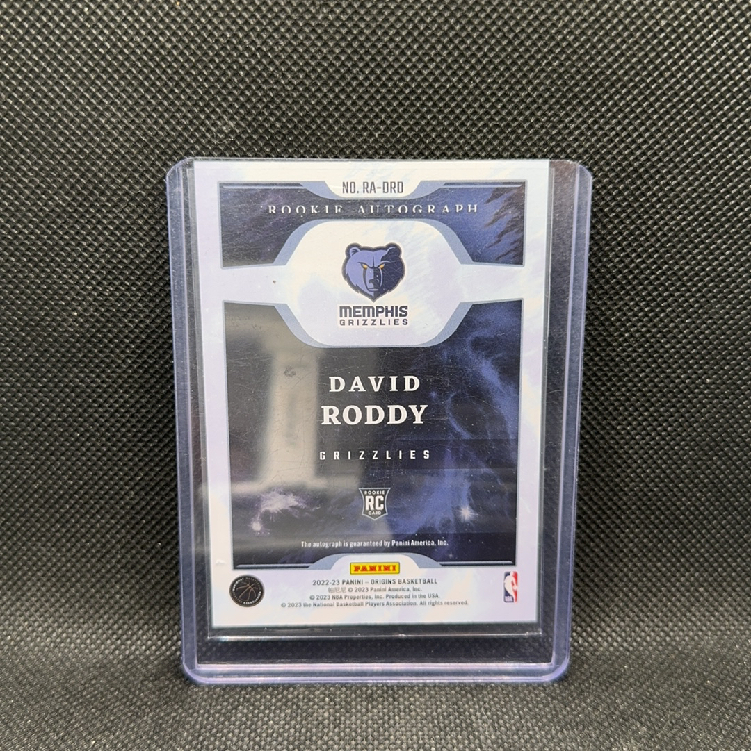 【Roseee代卖】2022-23 Panini Origins David Roddy RC 起源 大卫 罗迪 新秀 rookie 卡签 签字 jeff