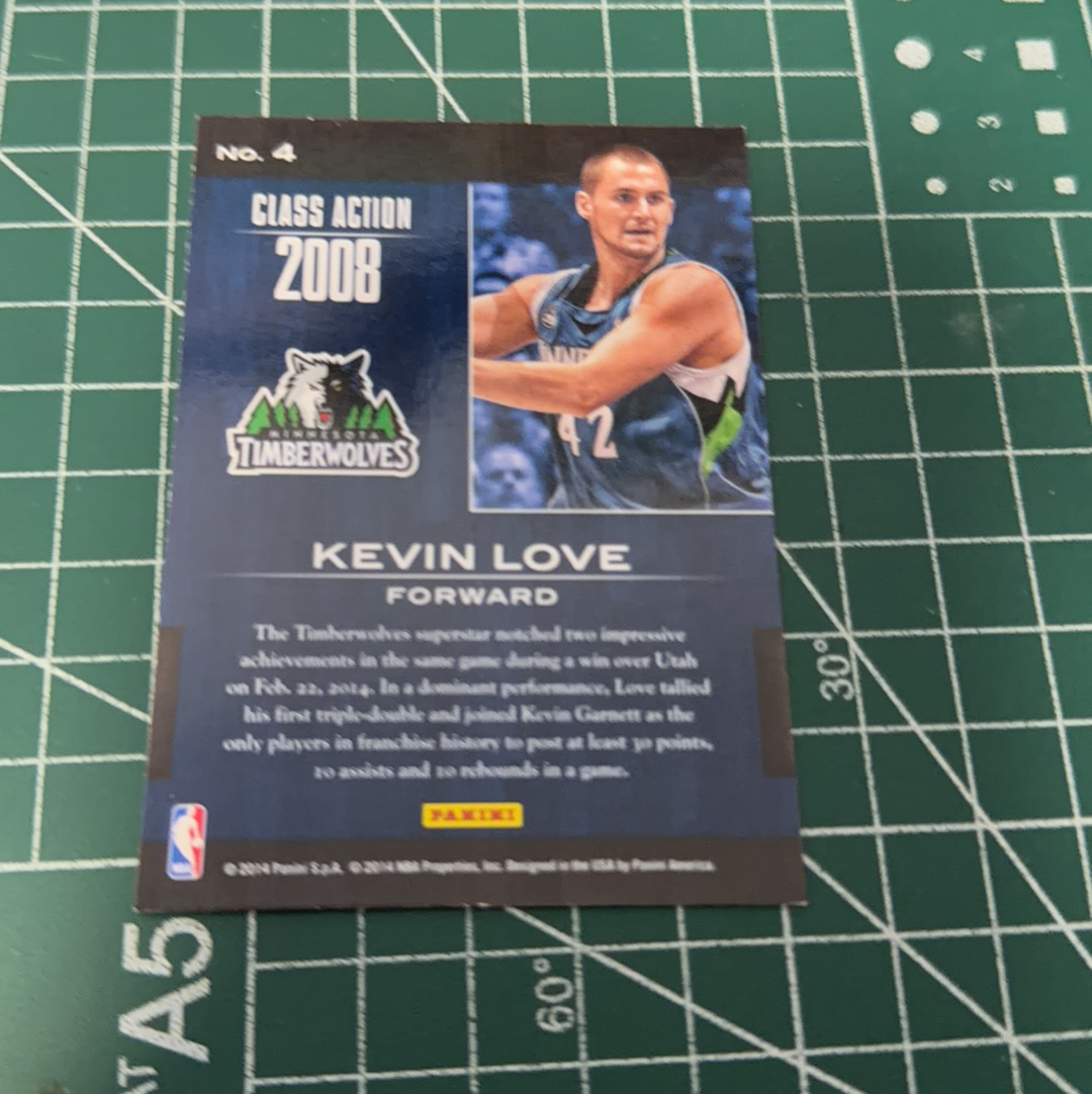 2014-15 Panini Americana Kevin Love S.p.a. 凯文乐福 爱神 特卡 闪卡 08年新秀选图 十年老卡 绝版卡 稀有大比例 class